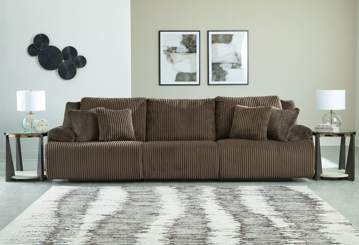 Top Tier - 3 Piece Reclining Sectional