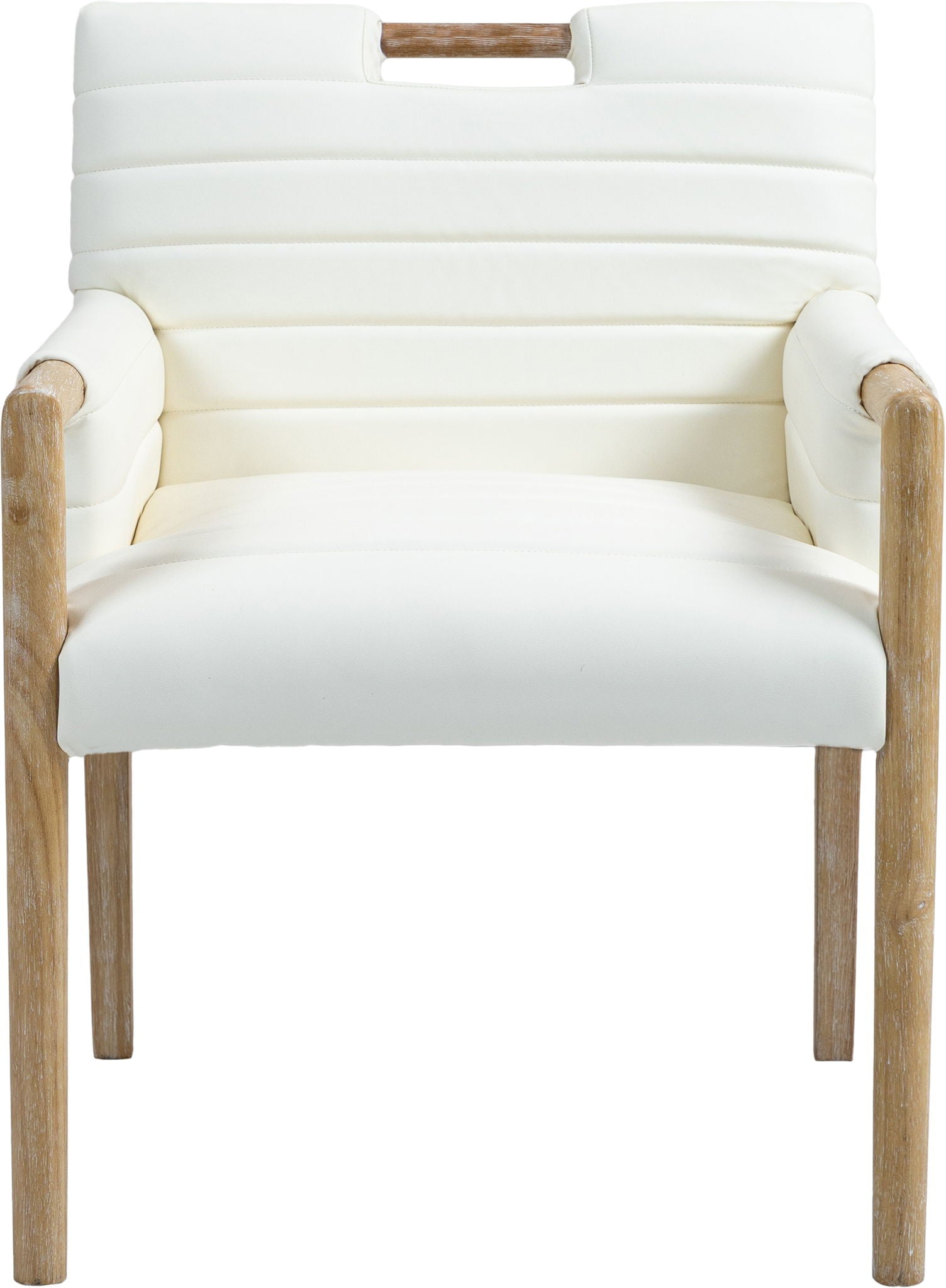 Aimee - Dining Arm Chair - Light Brown Legs - Urban Living Furniture (Los Angeles, CA)