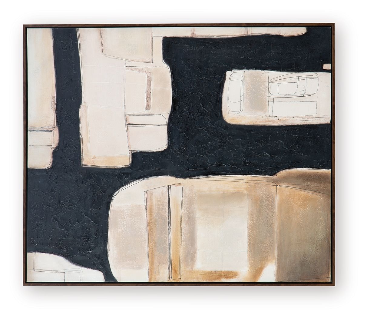 Feyville - Wall Art - Black / Brown / Cream - Urban Living Furniture (Los Angeles, CA)