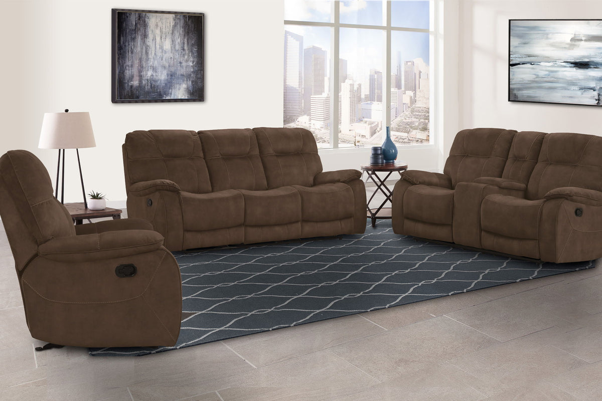 Cooper - Manual Right Arm Facing Recliner - Shadow Brown