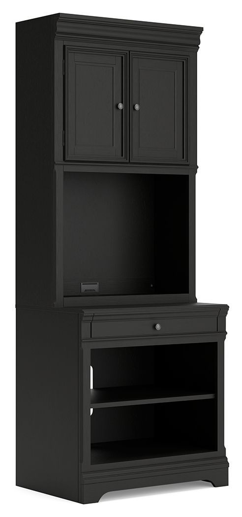 Beckincreek - Black - Bookcase With Door Hutch - Urban Living Furniture (Los Angeles, CA)