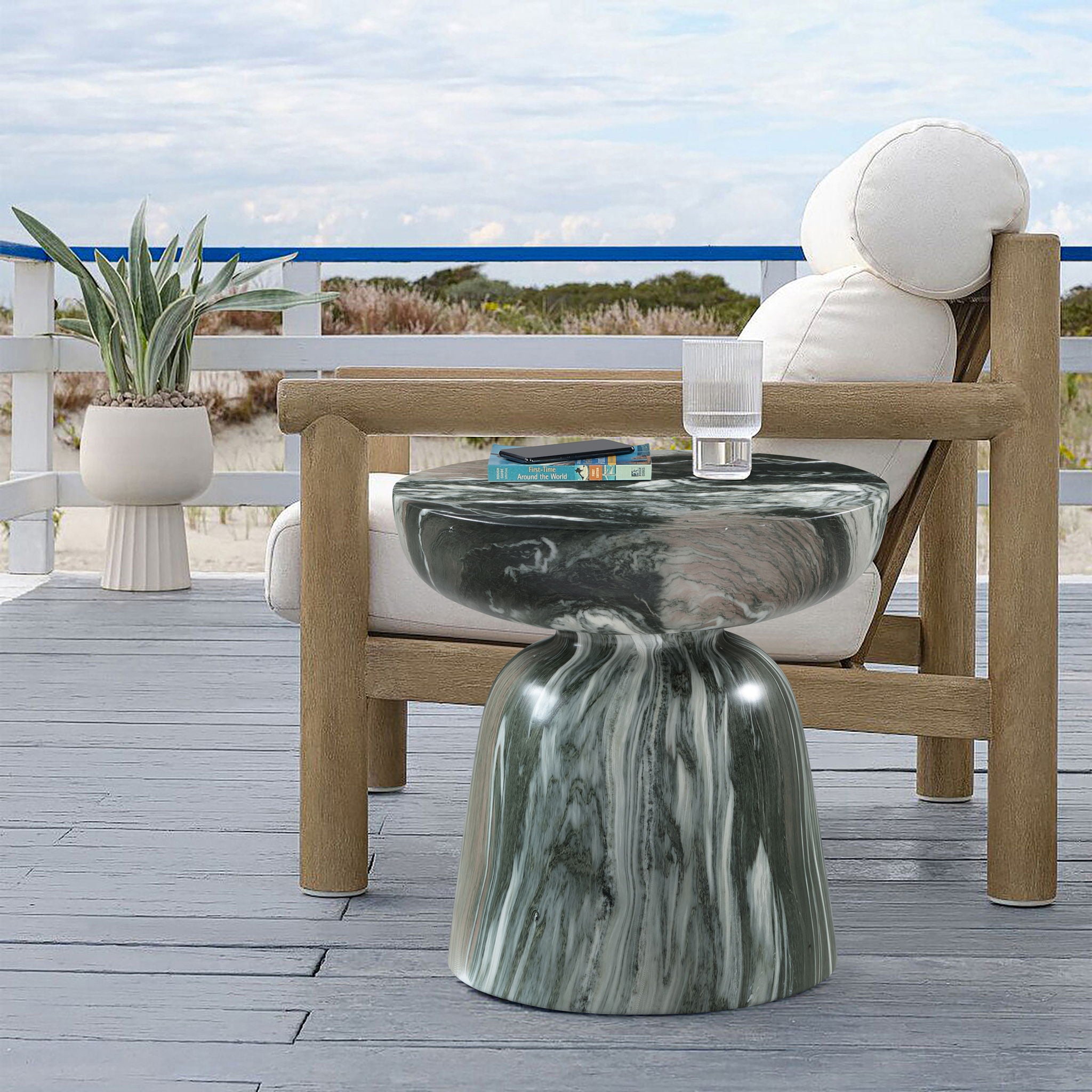 Avellino - Concrete End Table - Urban Living Furniture (Los Angeles, CA)