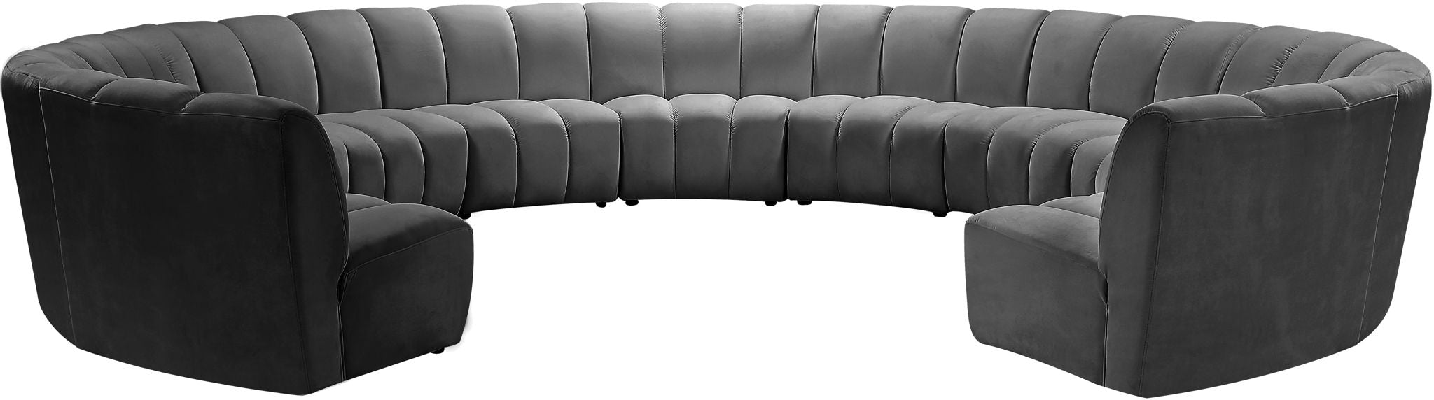 Infinity - 11 Piece Velvet Modular Sectional - Urban Living Furniture (Los Angeles, CA)