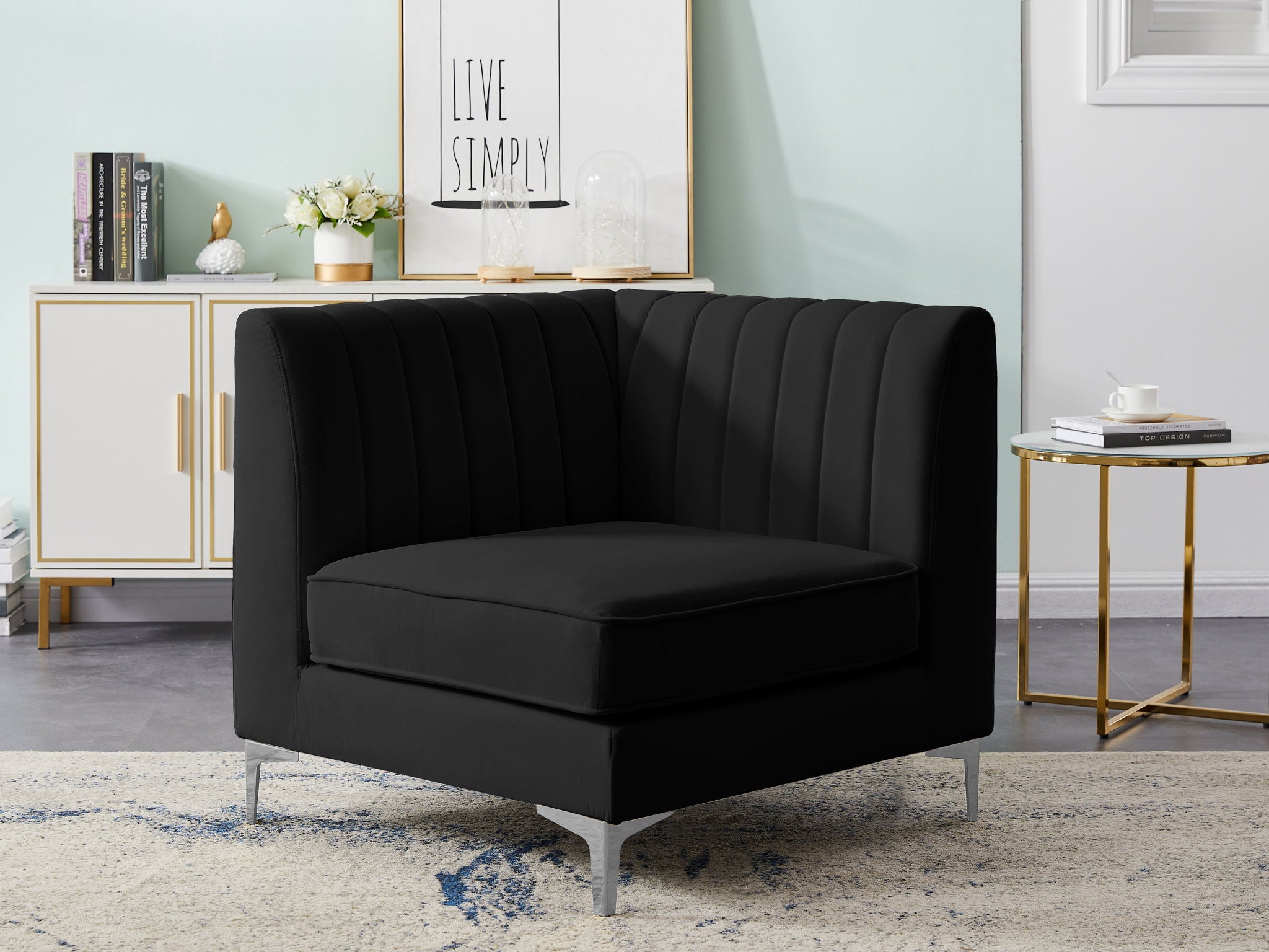Alina - Corner Chair - Urban Living Furniture (Los Angeles, CA)