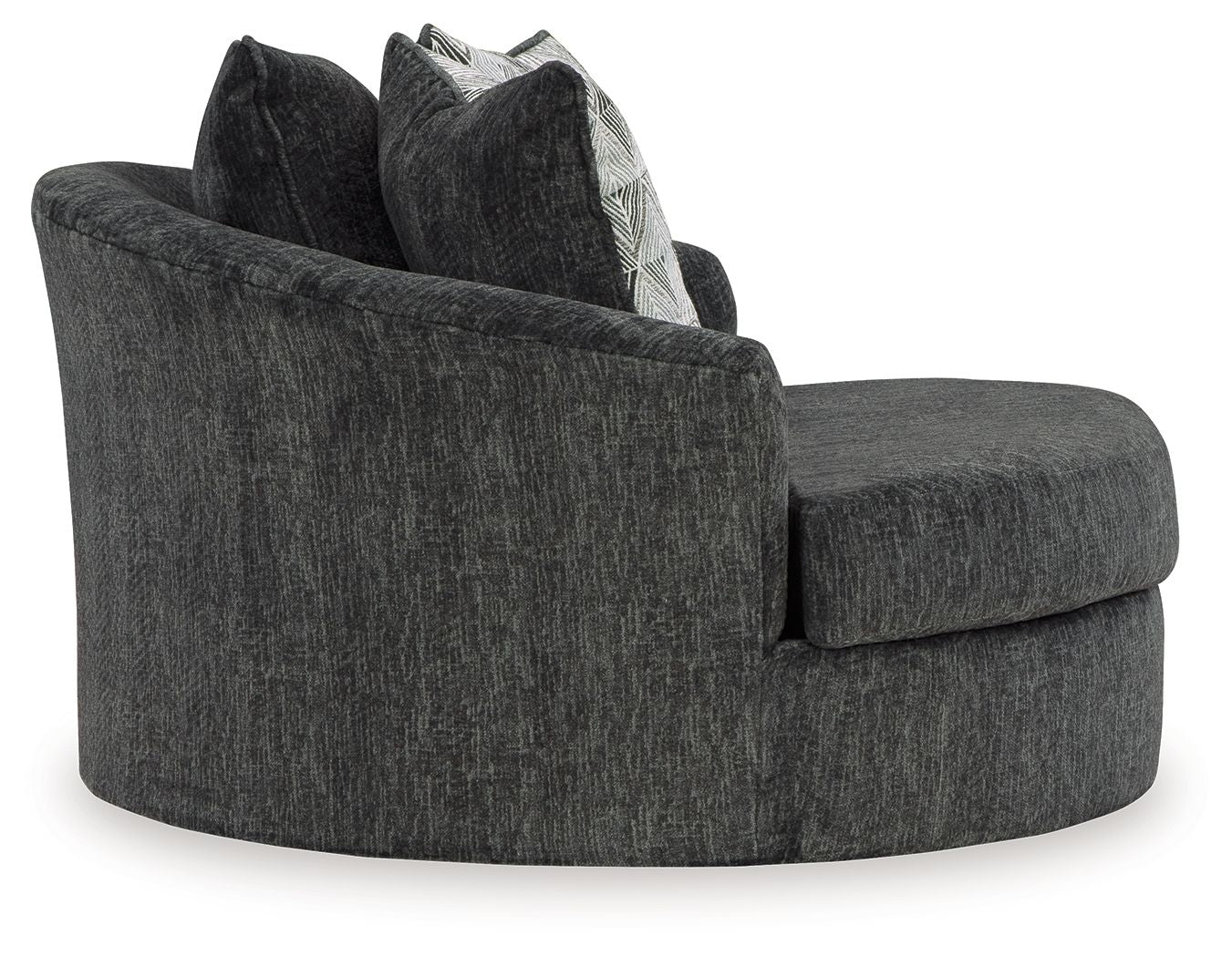 Biddeford - Shadow - Oversized Swivel Accent Chair - Urban Living Furniture (Los Angeles, CA)