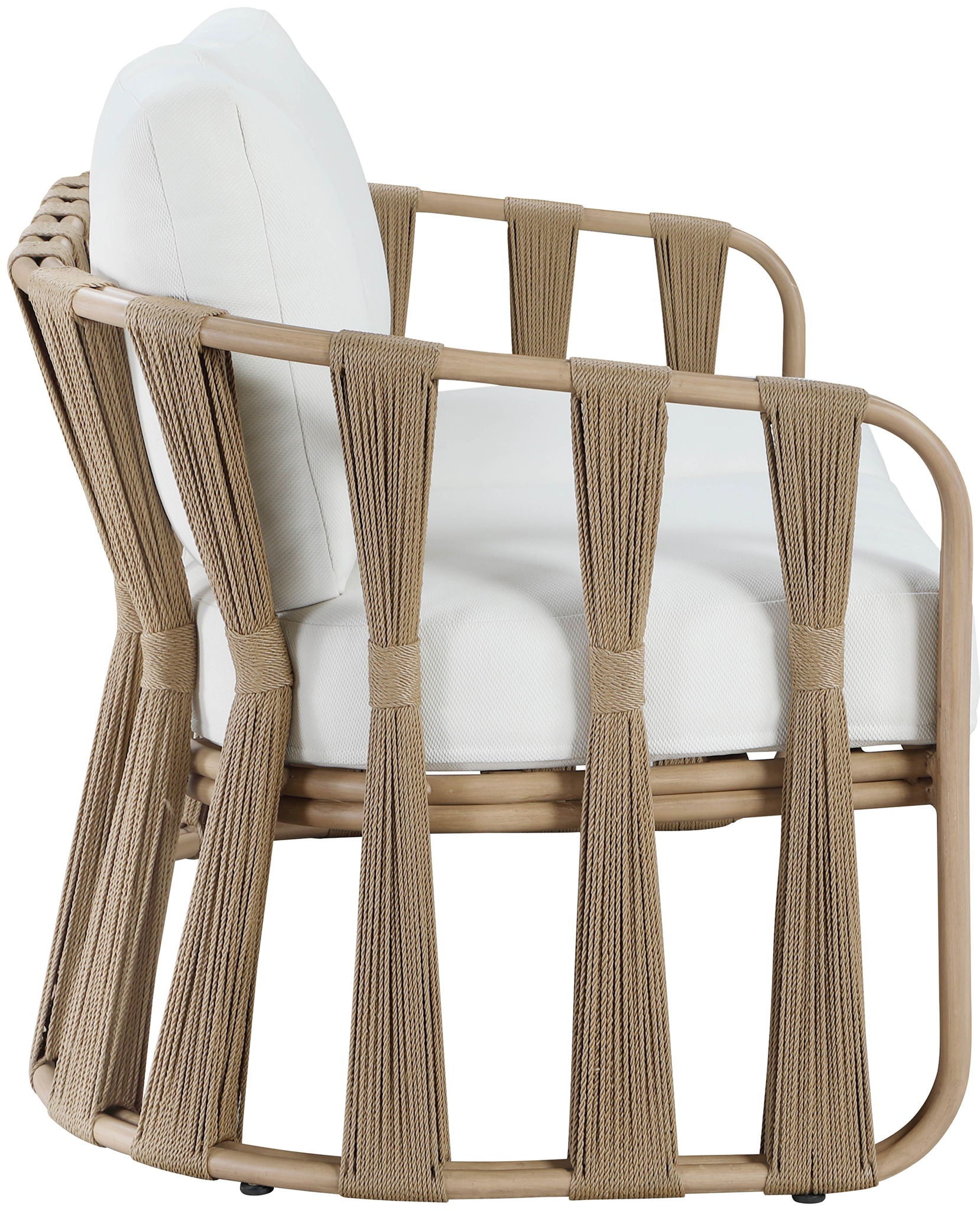 San Pietro - Resilient Waterproof Fabric 60.5" Upholstered Outdoor Patio Loveseat - Urban Living Furniture (Los Angeles, CA)