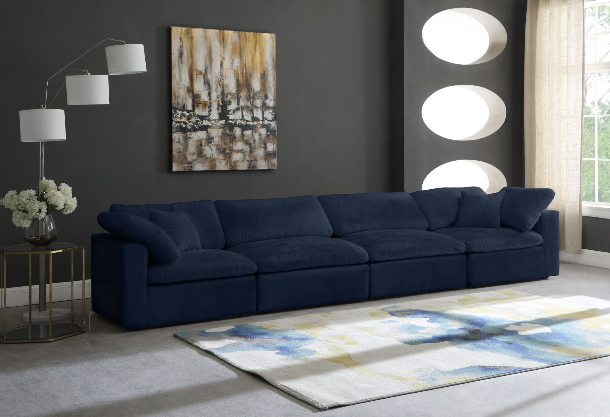 Cozy - Modular 4 Seat Sofa - Urban Living Furniture (Los Angeles, CA)