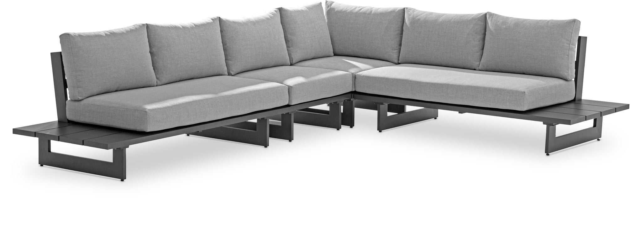 Maldives - 4 Piece Water Resistant Outdoor Patio Modular Sectional With Gray Base - Urban Living Furniture (Los Angeles, CA)