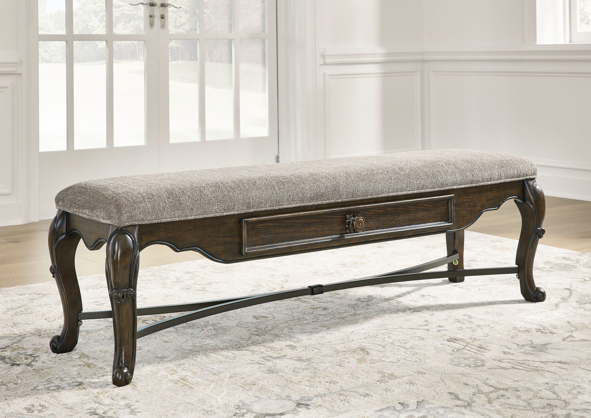 Maylee - Dark Brown - Upholstered Storage Bench - Urban Living Furniture (Los Angeles, CA)