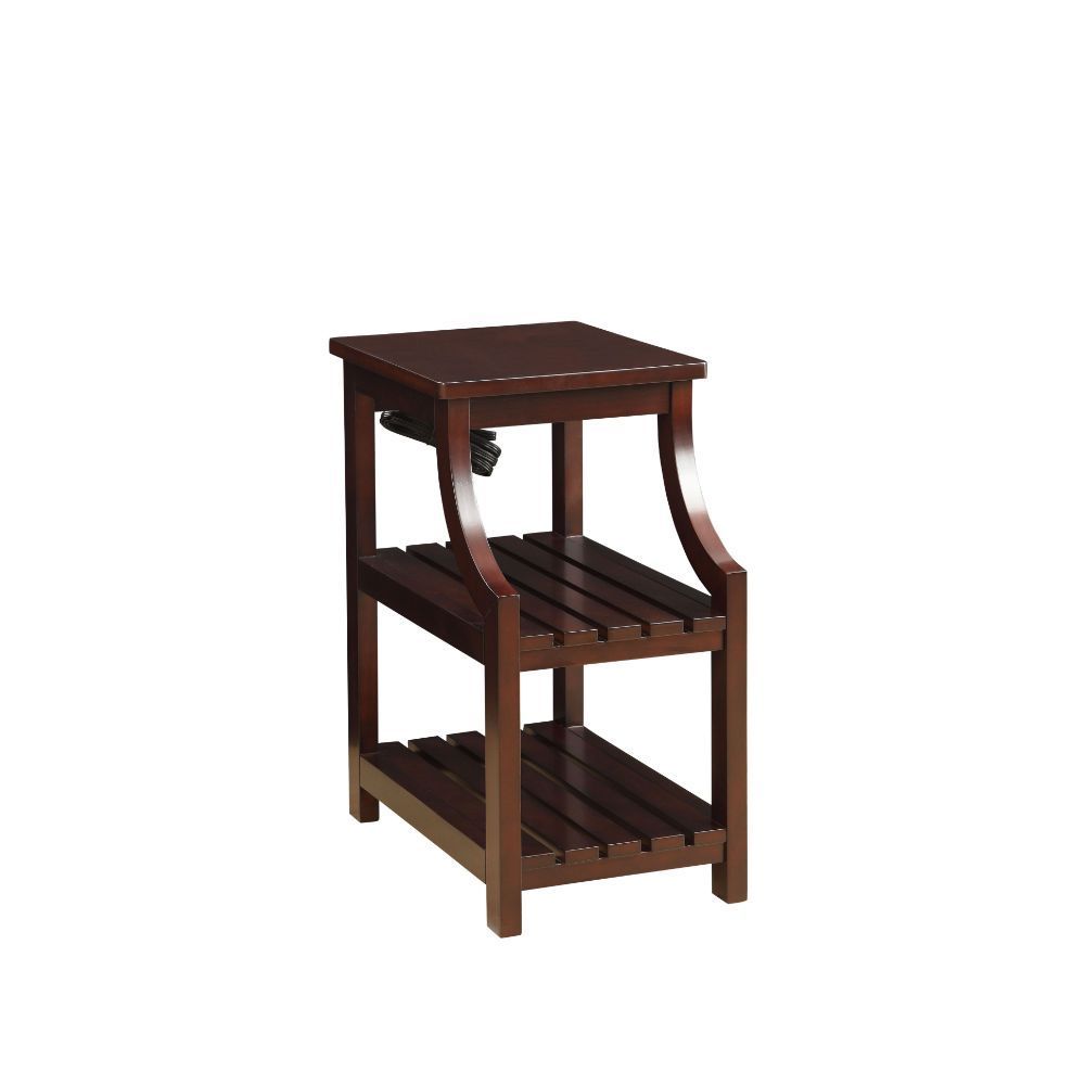 Wasaki - Accent Table With USB - Espresso - Urban Living Furniture (Los Angeles, CA)