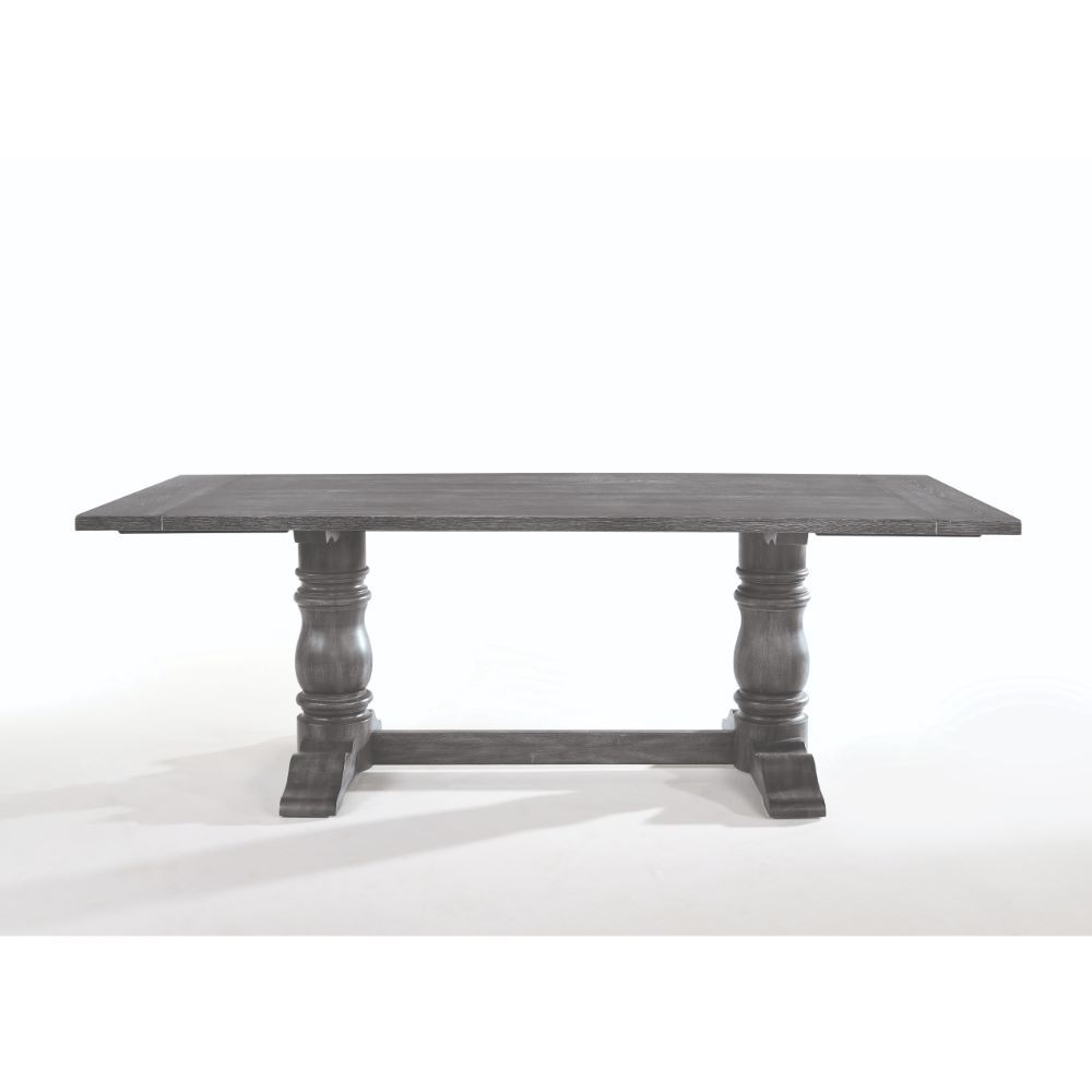 Leventis - 30" Dining Table - Weathered Gray - Urban Living Furniture (Los Angeles, CA)