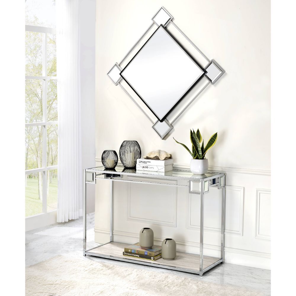 Asbury - Accent Mirror - Mirrored & Chrome - Urban Living Furniture (Los Angeles, CA)