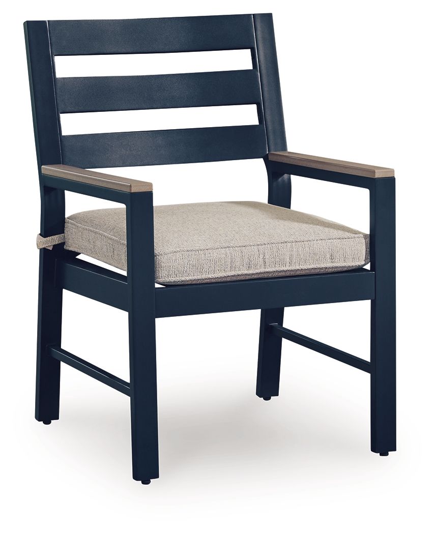 East Beach - Arm Chair With Cushion (Set of 2) - Blue - Urban Living Furniture (Los Angeles, CA)