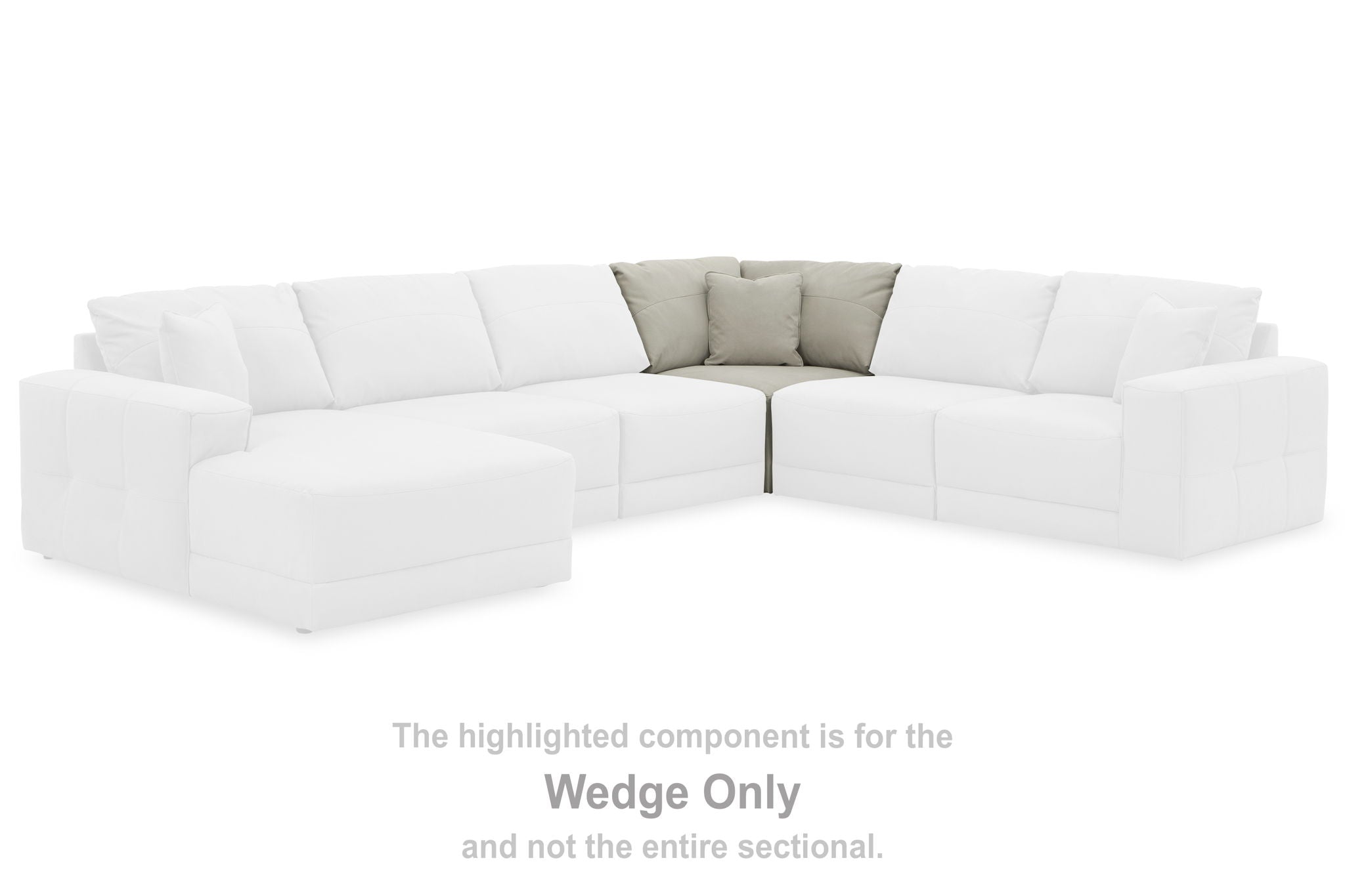 Next-Gen Gaucho - Gray - Wedge - Urban Living Furniture (Los Angeles, CA)