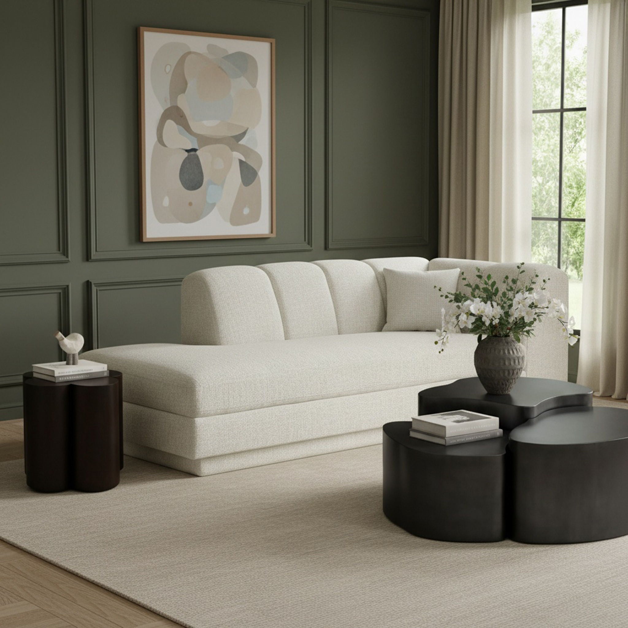 Modari - Fabric Upholstered Chaise - Urban Living Furniture (Los Angeles, CA)