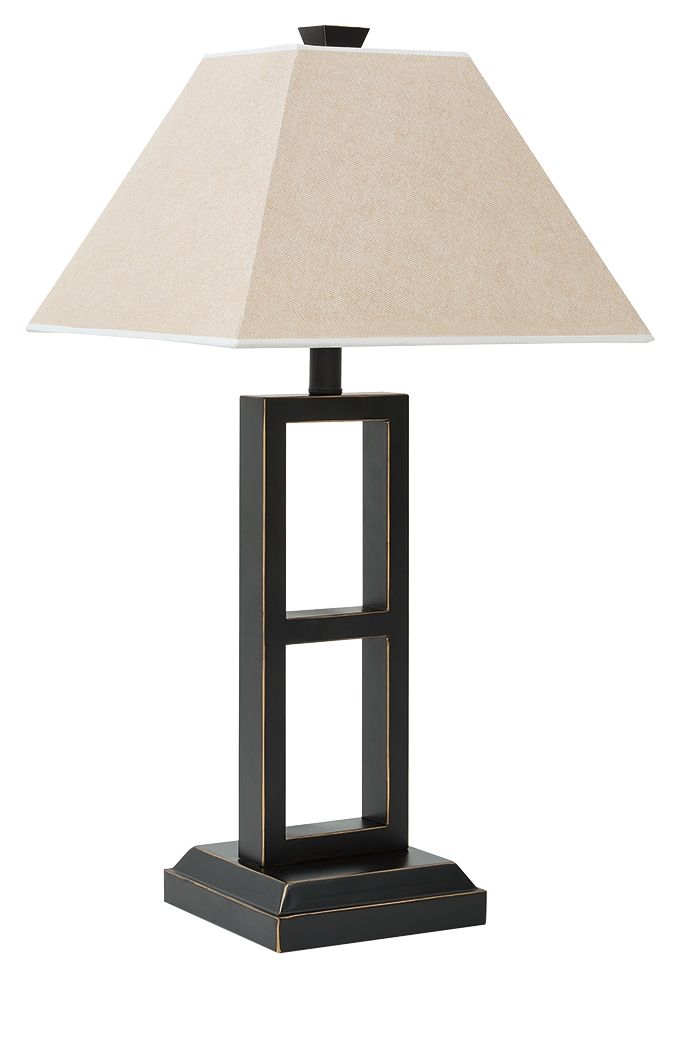 Deidra - Metal Table Lamp (Set of 2) - Black - Urban Living Furniture (Los Angeles, CA)
