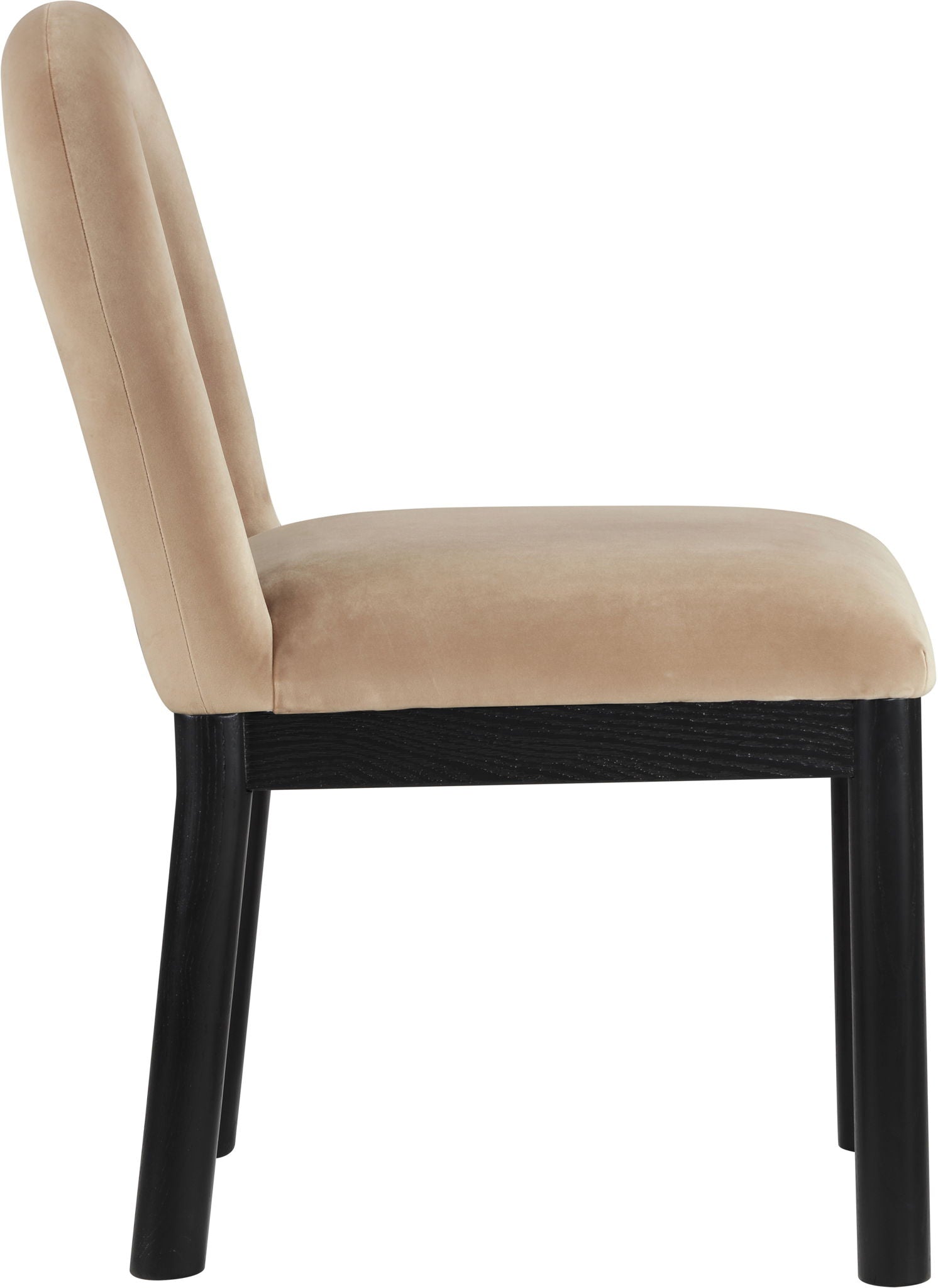 Conrad - Velvet Dining Chair With Black Legs - Urban Living Furniture (Los Angeles, CA)
