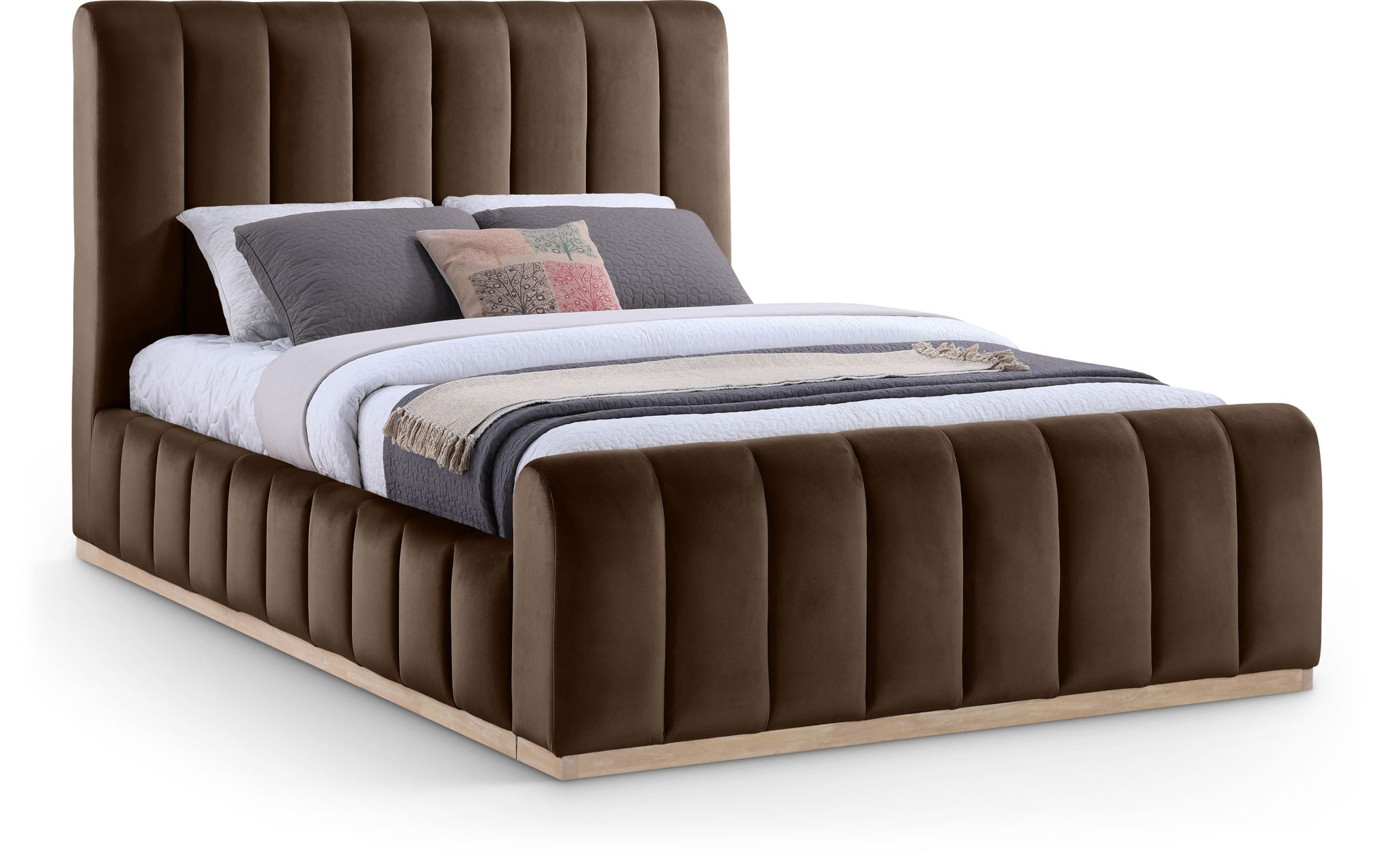 Amara - Velvet Bed - Urban Living Furniture (Los Angeles, CA)