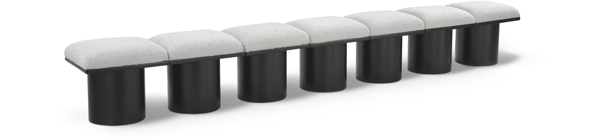 Pavilion - 7 Piece Modular Bench With Black Base - Urban Living Furniture (Los Angeles, CA)