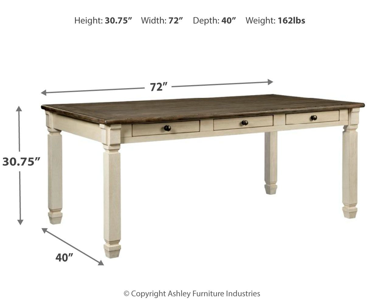 Bolanburg - Beige - Rectangular Dining Room Table - Urban Living Furniture (Los Angeles, CA)