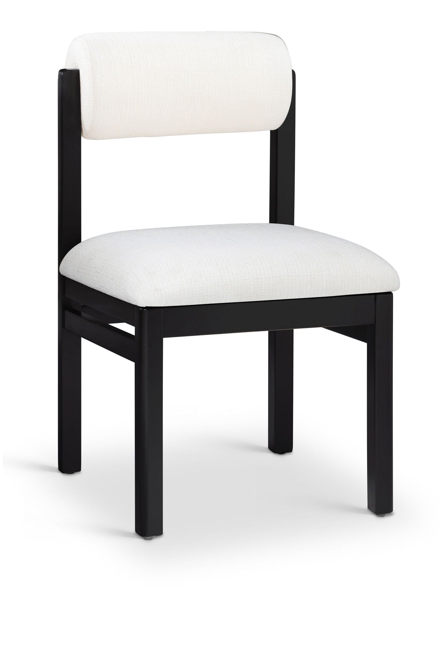 Roundhill - Fabric Dining Chair (Set of 2) - Black Frame - Urban Living Furniture (Los Angeles, CA)