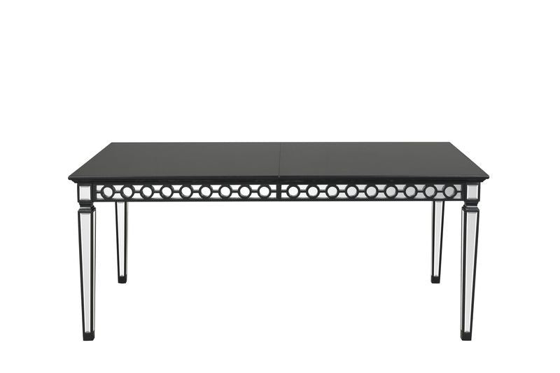 Varian II - Dining Table - Mirrored & Black - Urban Living Furniture (Los Angeles, CA)