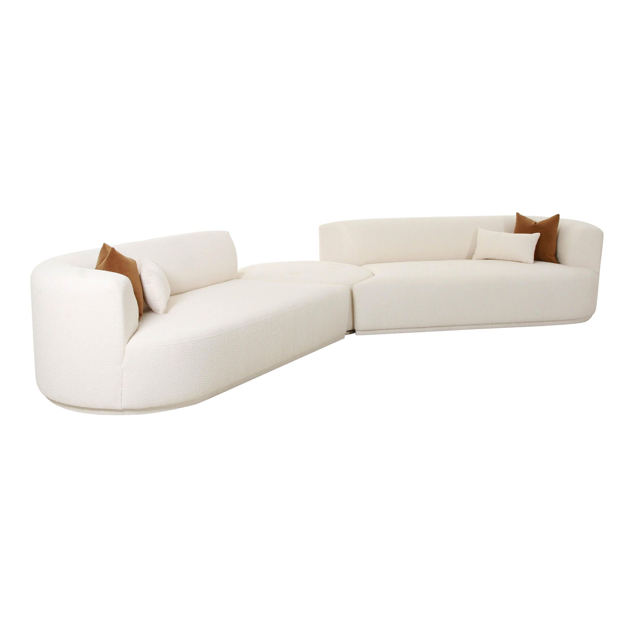 Fickle - Boucle Modular Sectional - Urban Living Furniture (Los Angeles, CA)