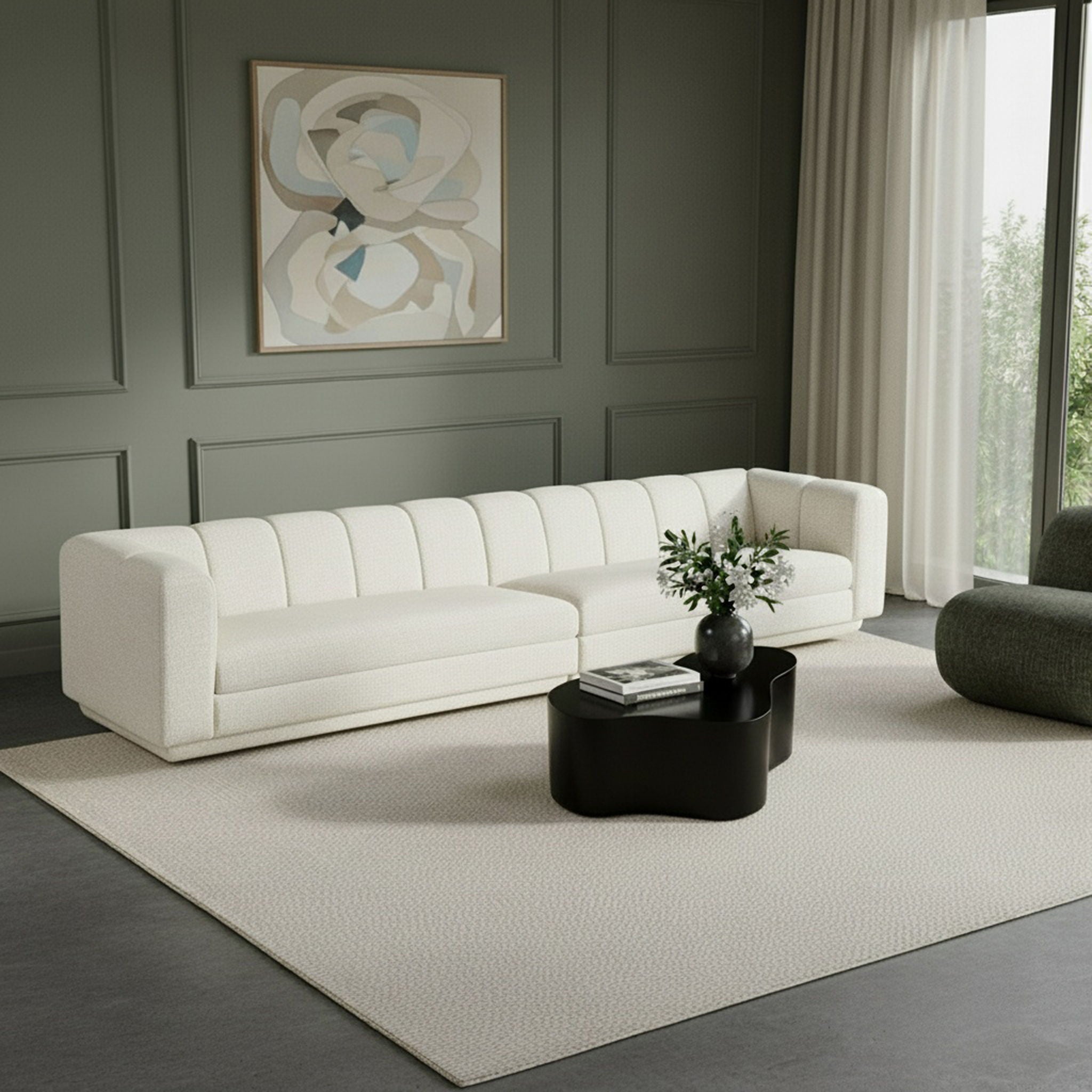Modari - Sectional - Cream - Urban Living Furniture (Los Angeles, CA)