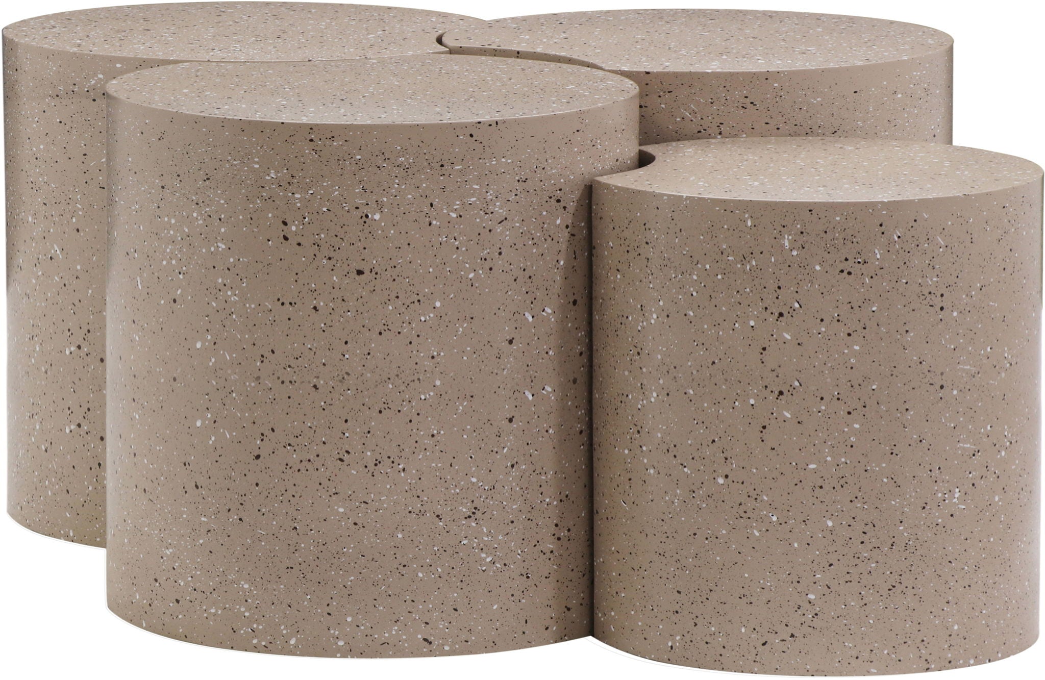 Dimple - 20" 4 Piece Modular Coffee Table - Terazzo Finish - Urban Living Furniture (Los Angeles, CA)
