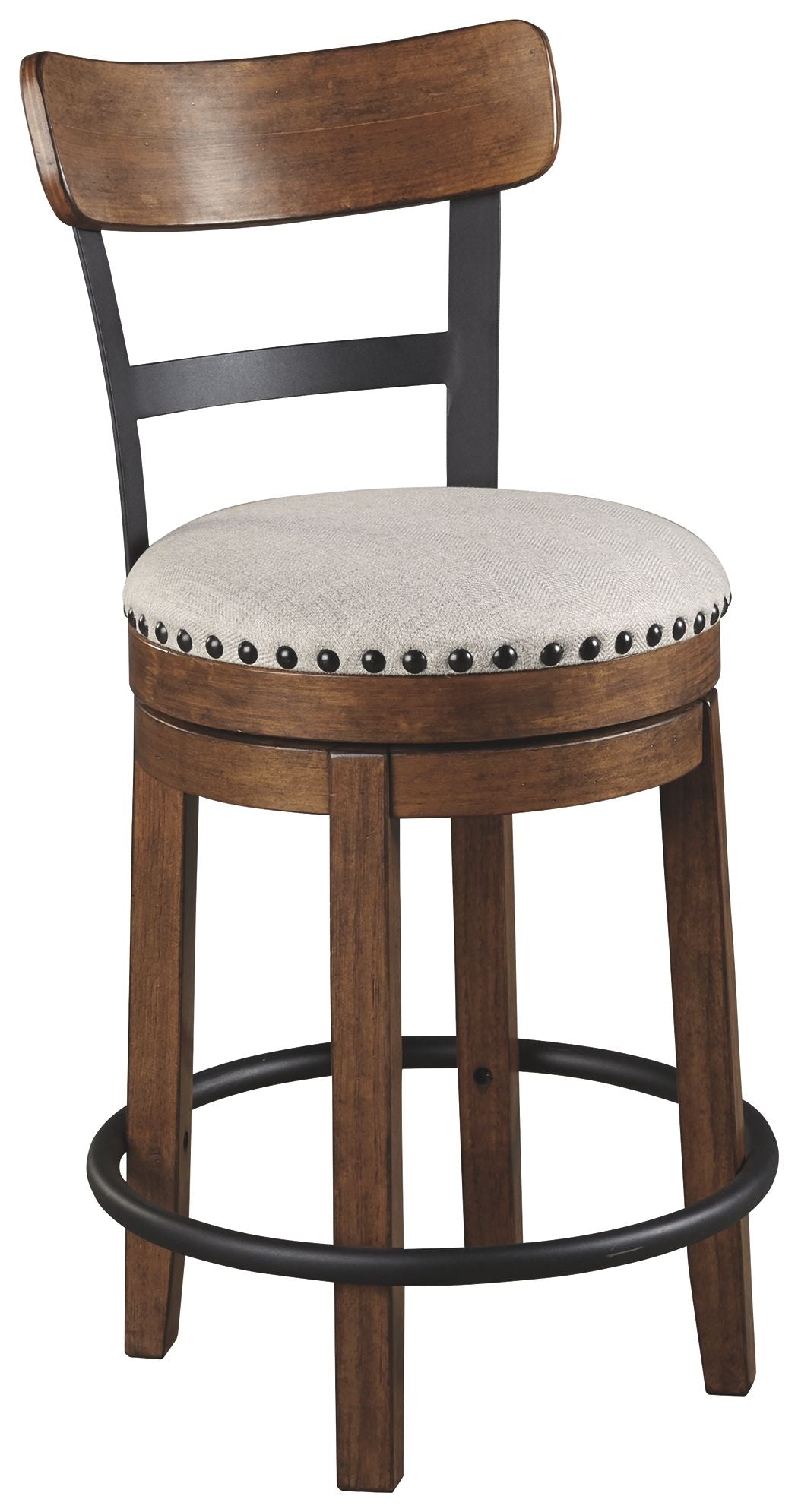Valebeck - Full Back Swivel Stool - Urban Living Furniture (Los Angeles, CA)