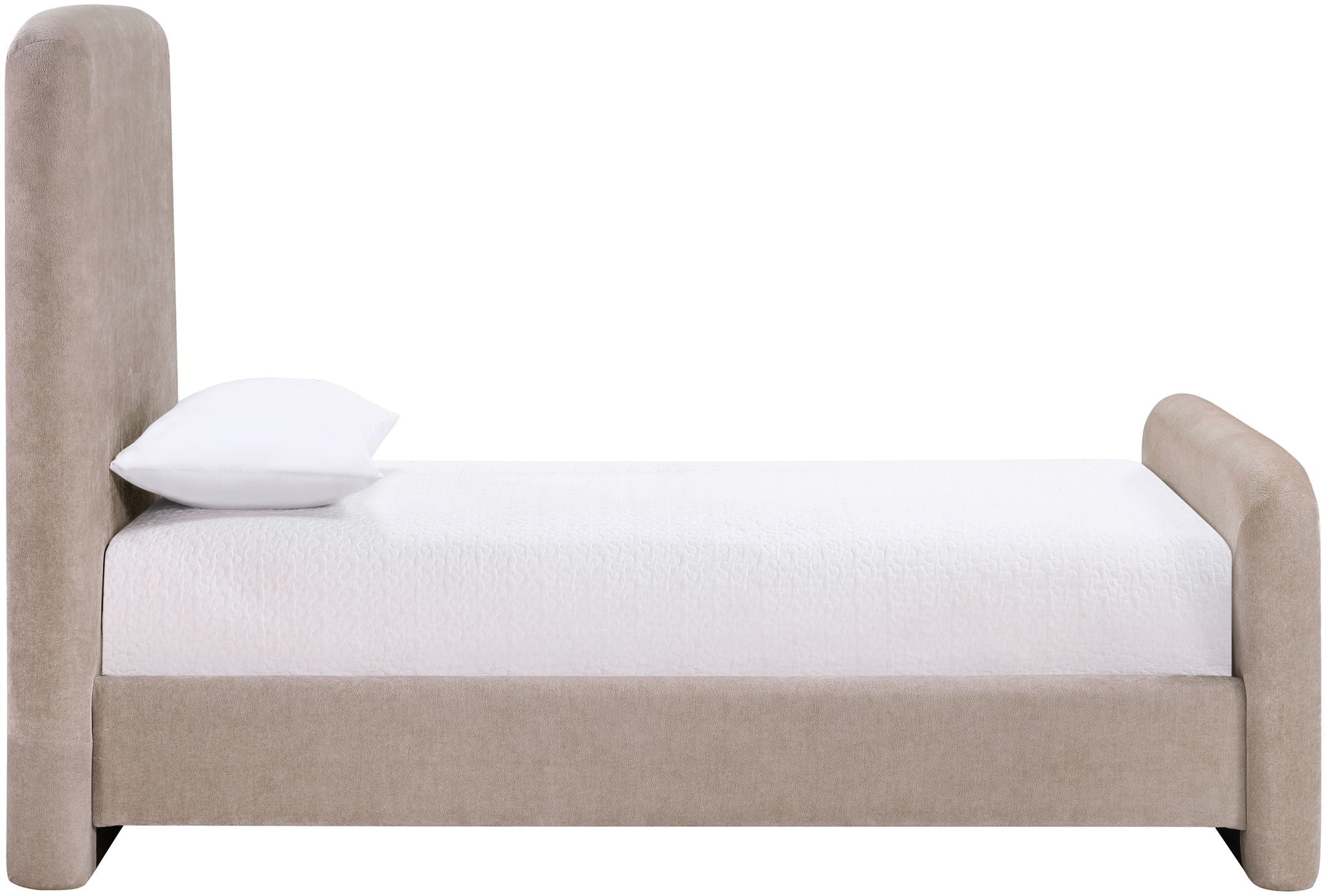 Fira - Chenille Fabric Upholstered Bed - Urban Living Furniture (Los Angeles, CA)