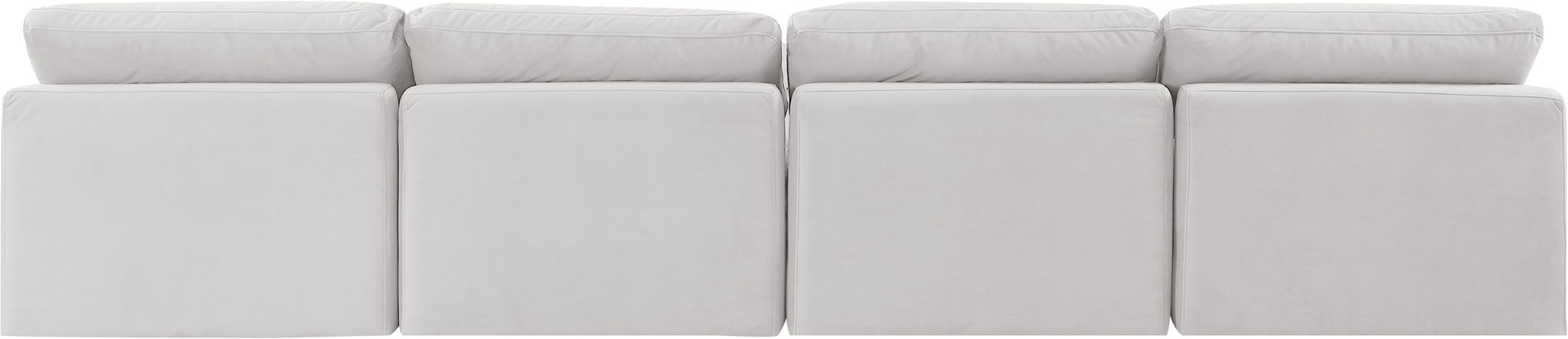 Indulge - Velvet 4 Seat Modular Armless Sofa - Urban Living Furniture (Los Angeles, CA)