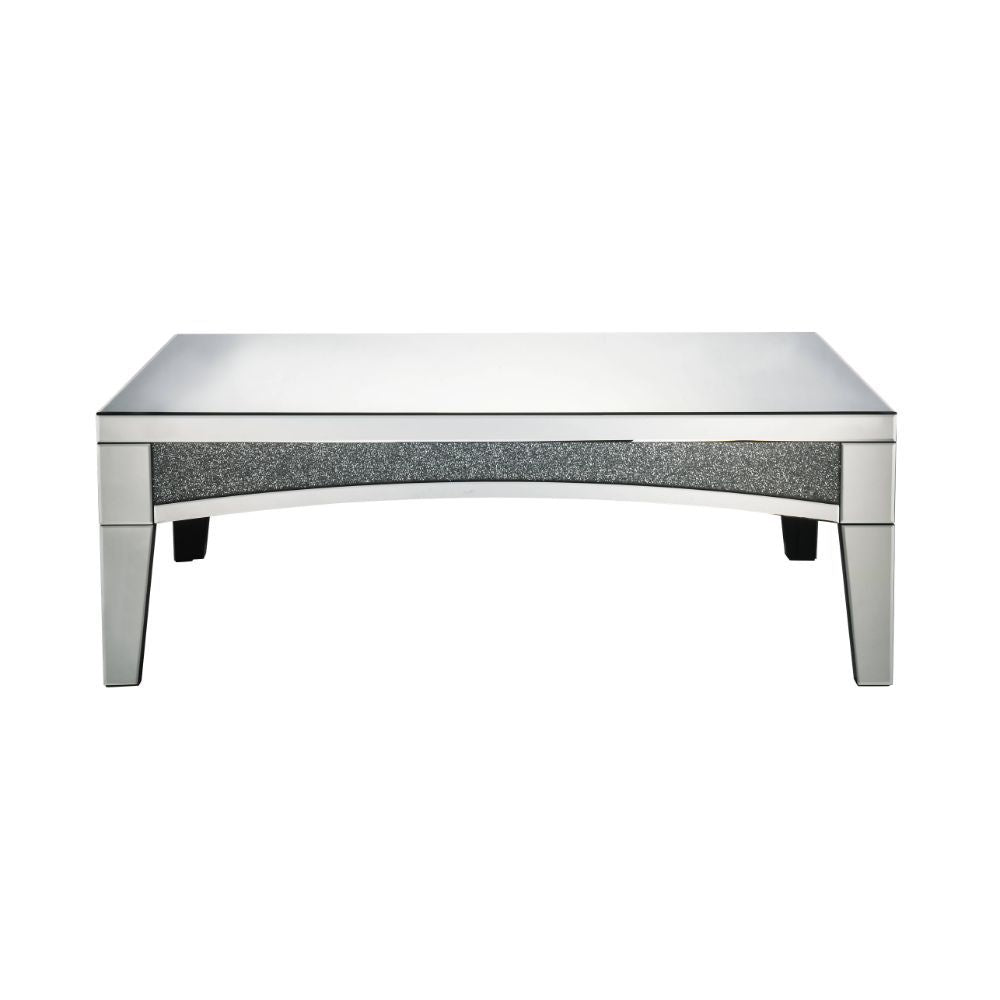 Noralie - 48" Coffee Table - Mirrored & Faux Diamonds - Urban Living Furniture (Los Angeles, CA)