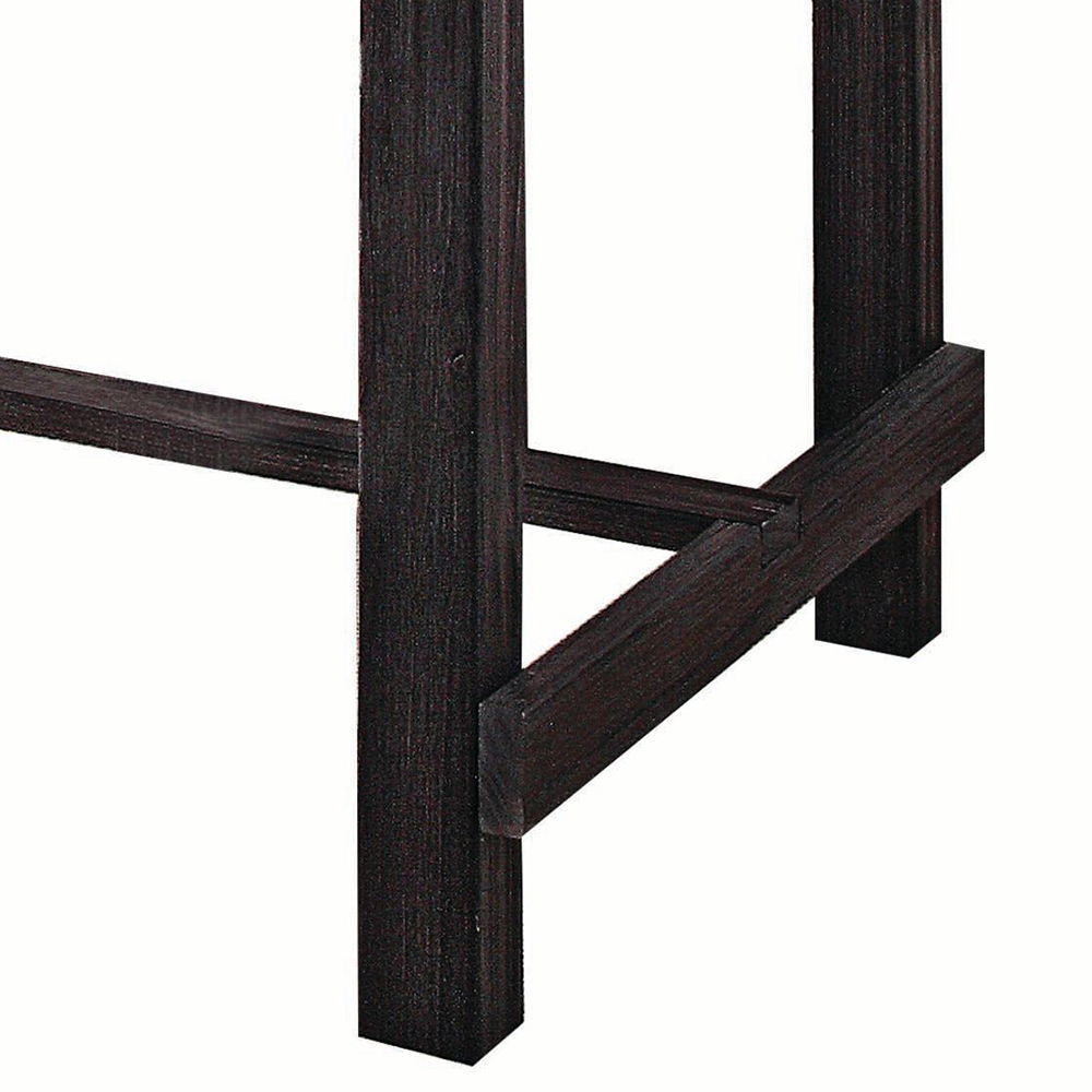 Yelena - Counter Height Table With Marble Top - Marble Top & Weathered Espresso - Urban Living Furniture (Los Angeles, CA)