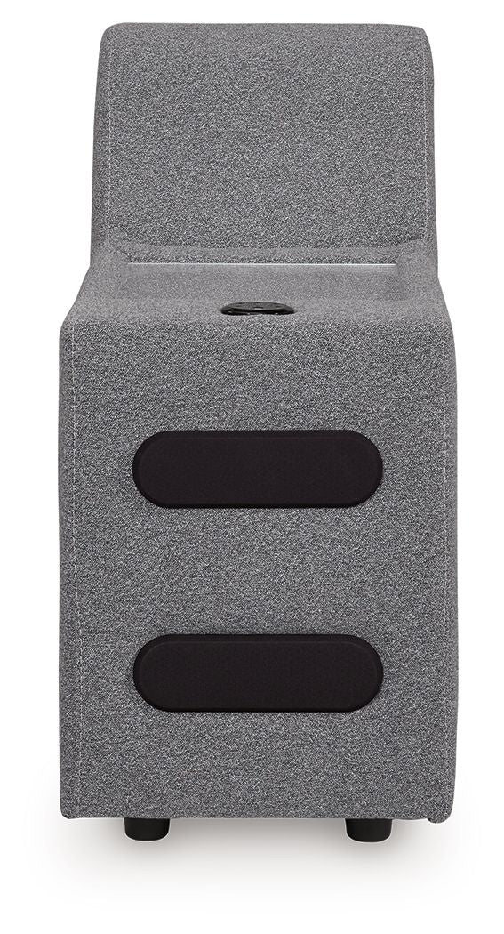 Modmax II - Console With Audio System - Salt And Pepper - Urban Living Furniture (Los Angeles, CA)