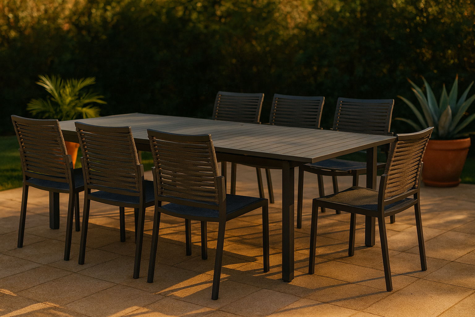 Maldives - Rope Outdoor Patio Dining Side Chair (Set of 2) - Urban Living Furniture (Los Angeles, CA)