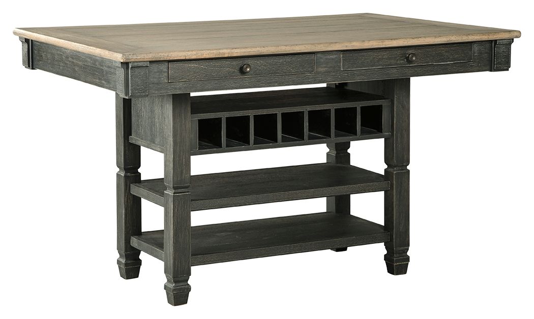 Tyler Creek - Black / Gray - Rectangular Dining Room Counter Table - Urban Living Furniture (Los Angeles, CA)
