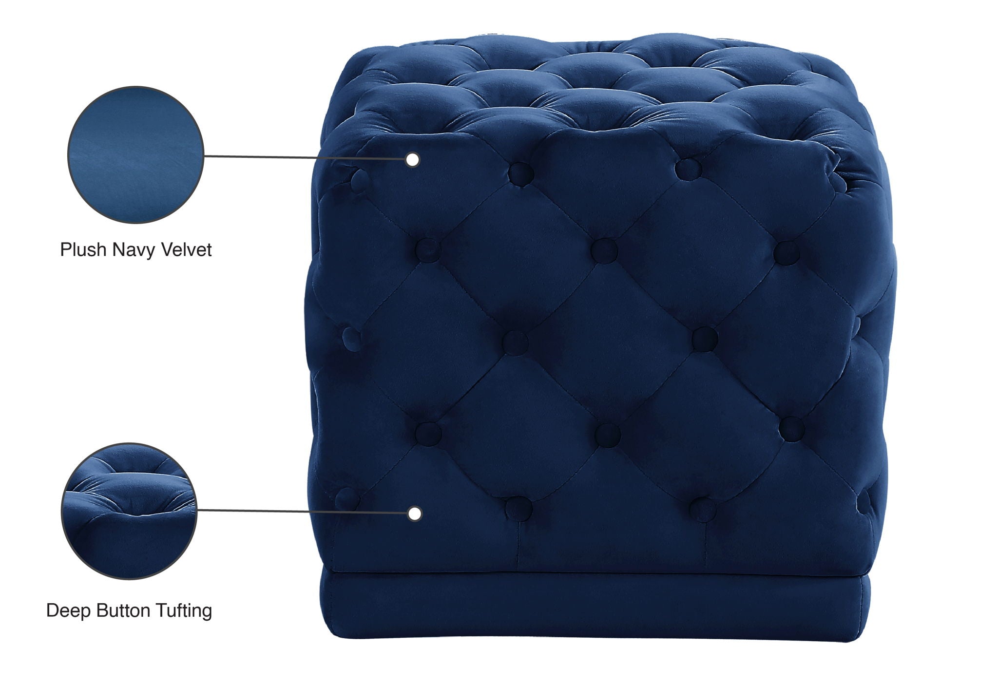 Stella - Stool Ottoman - Urban Living Furniture (Los Angeles, CA)