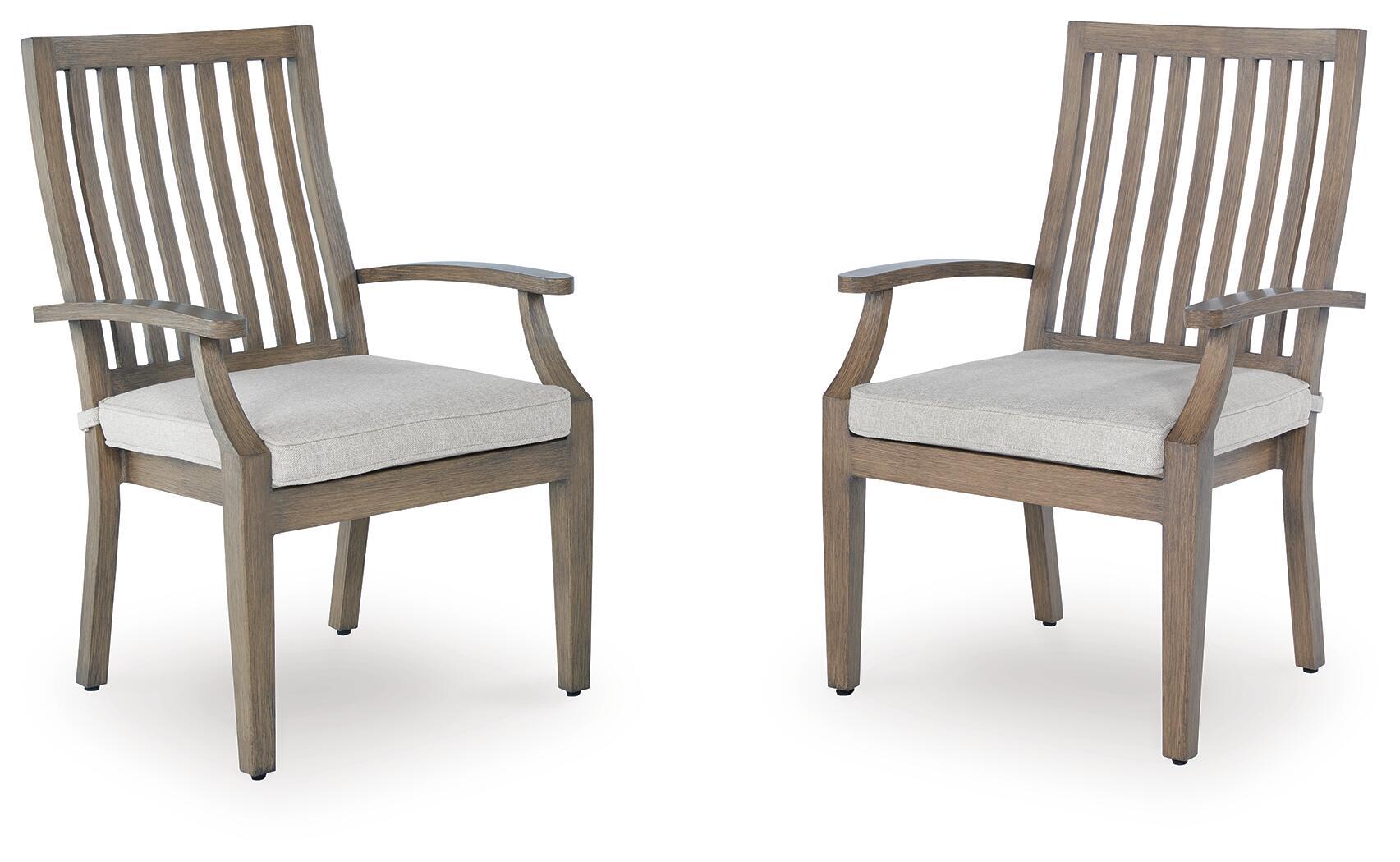Rainier Ranch - Arm Chair With Cushion (Set of 2) - Brown / Beige - Urban Living Furniture (Los Angeles, CA)
