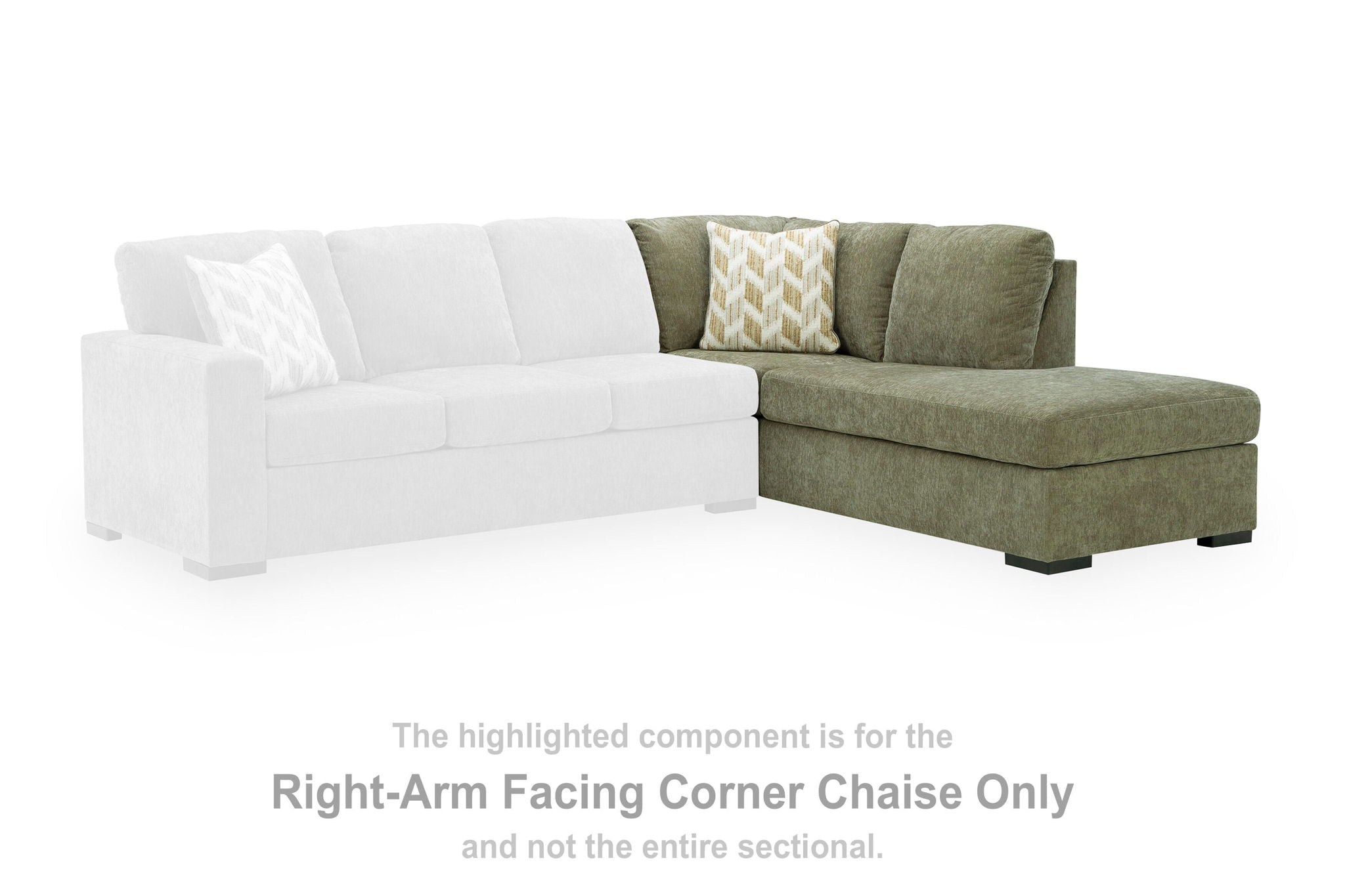 Bridgepoint - RAF Corner Chaise - Moss - Urban Living Furniture (Los Angeles, CA)