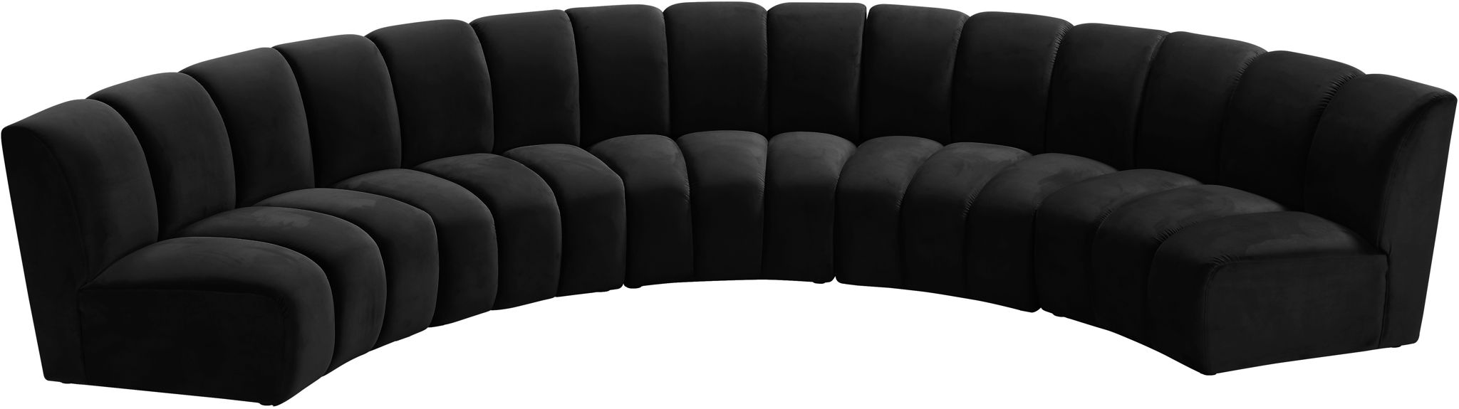 Infinity - 5 Piece Velvet Modular Sectional - Urban Living Furniture (Los Angeles, CA)