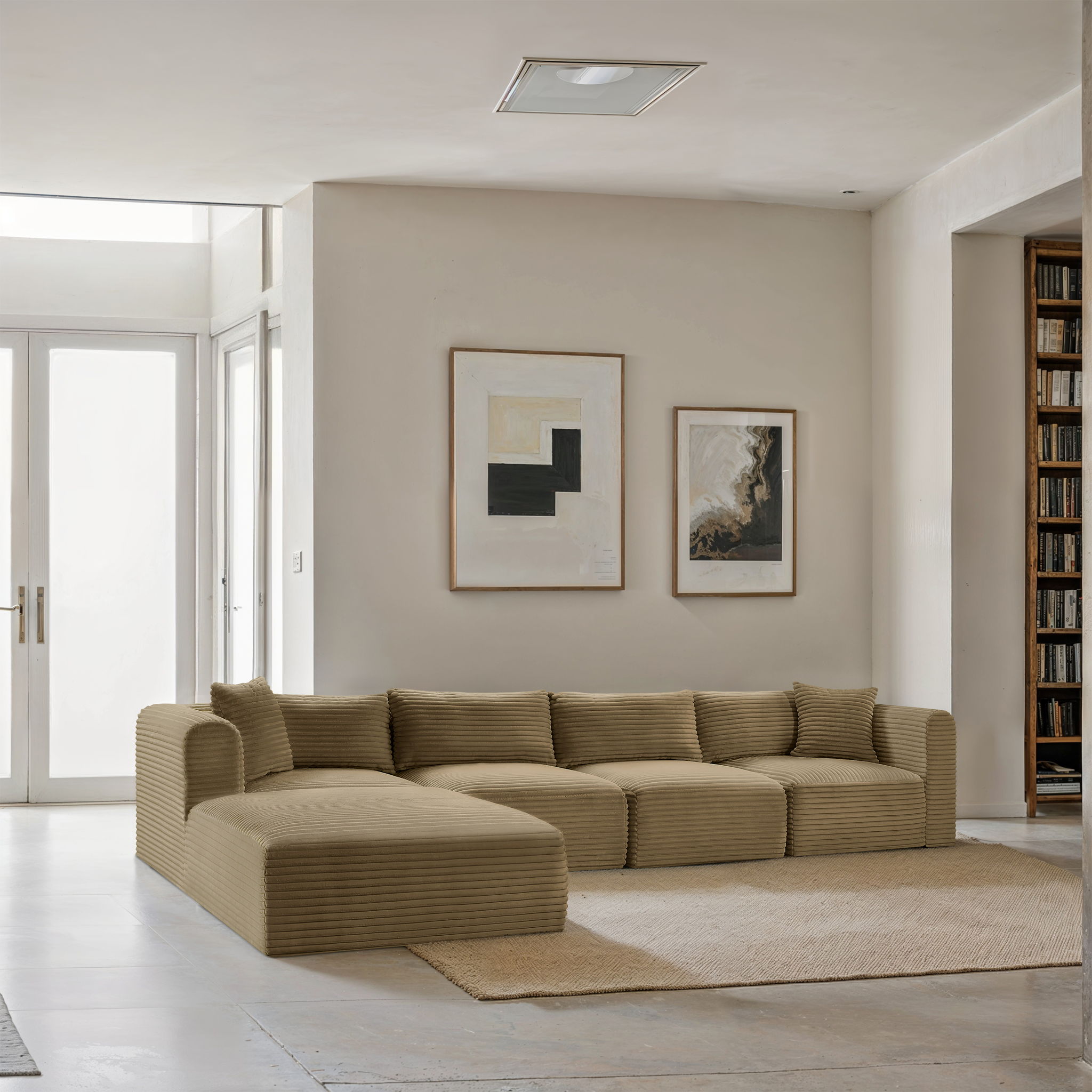 Shaggy - 5 Piece Modular Sectional With Ottoman - Urban Living Furniture (Los Angeles, CA)