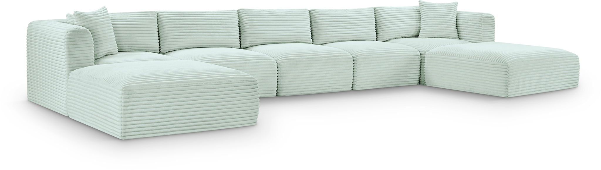 Shaggy - 7 Piece Modular Sectional With 2 Ottomans - Urban Living Furniture (Los Angeles, CA)