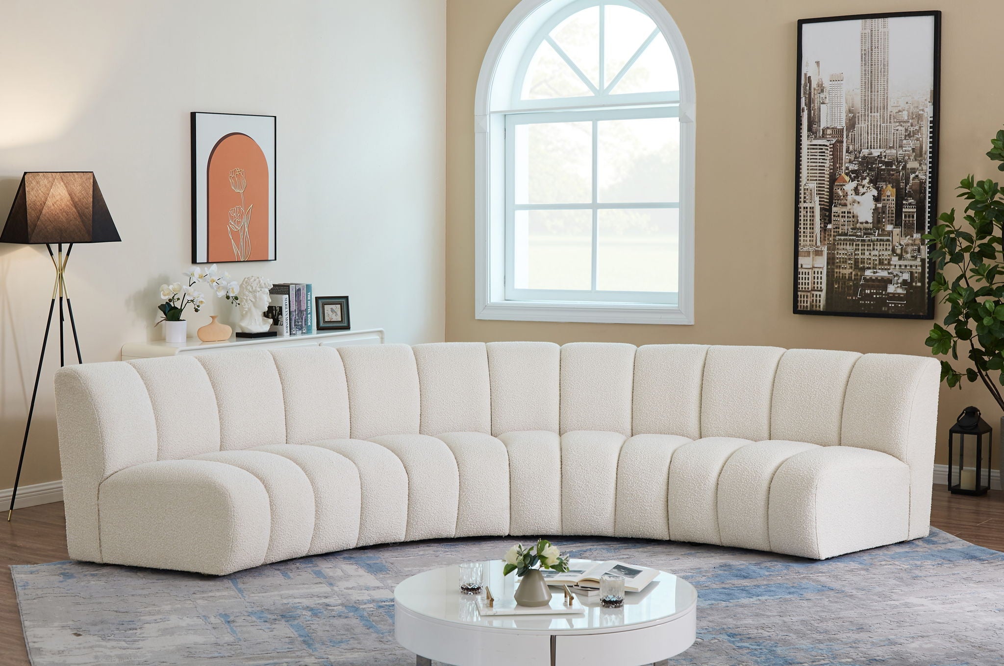 Infinity - 4 Piece Boucle Modular Sectional - Urban Living Furniture (Los Angeles, CA)