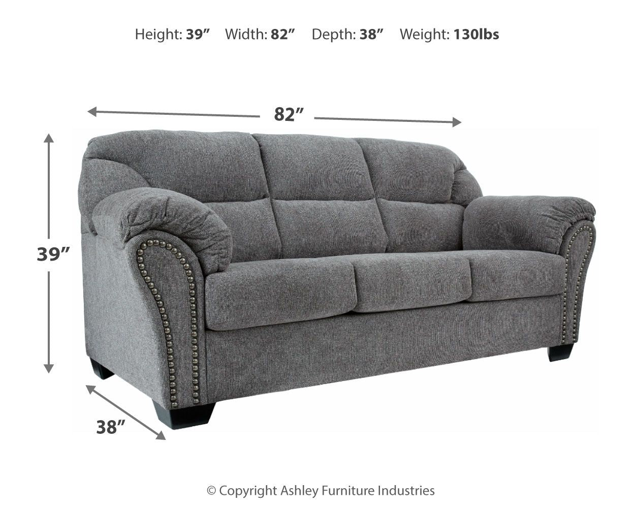 Allmaxx - Pewter - Sofa - Urban Living Furniture (Los Angeles, CA)