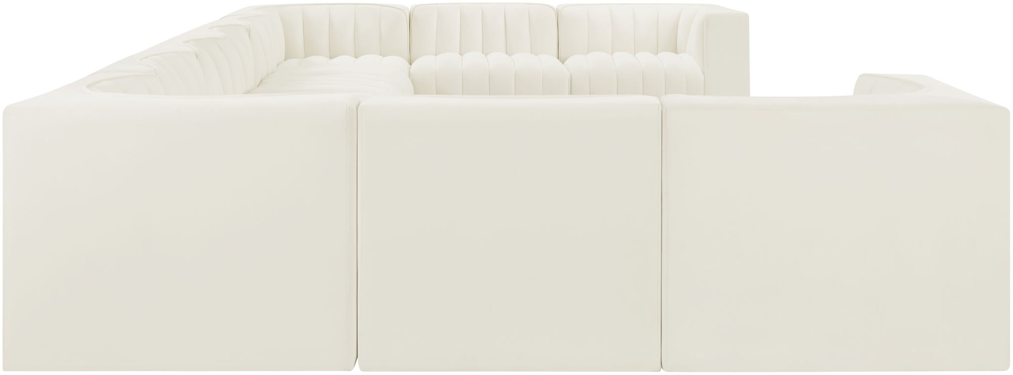 Rummi - Velvet Performance Fabric Upholstered 10 Piece Modular Sectional - Urban Living Furniture (Los Angeles, CA)