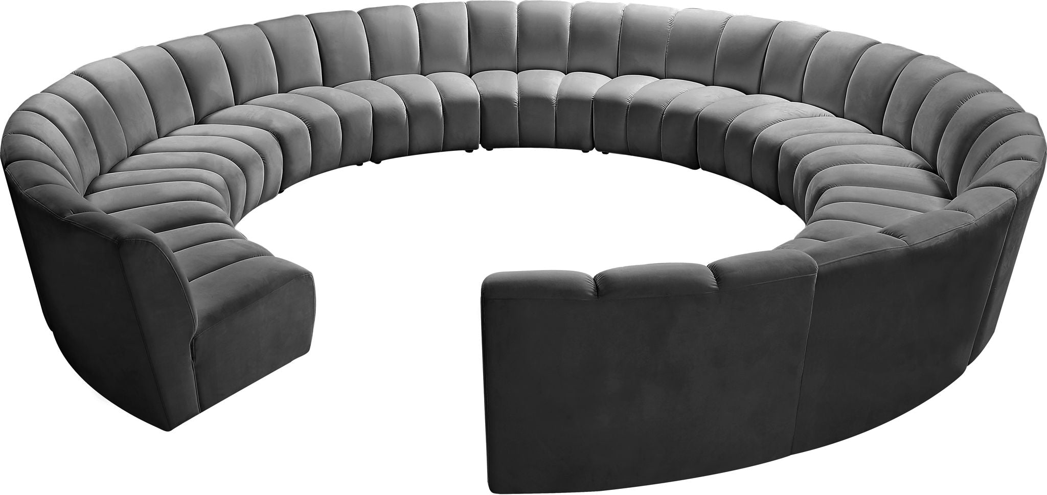 Infinity - 12 Piece Velvet Modular Sectional - Urban Living Furniture (Los Angeles, CA)