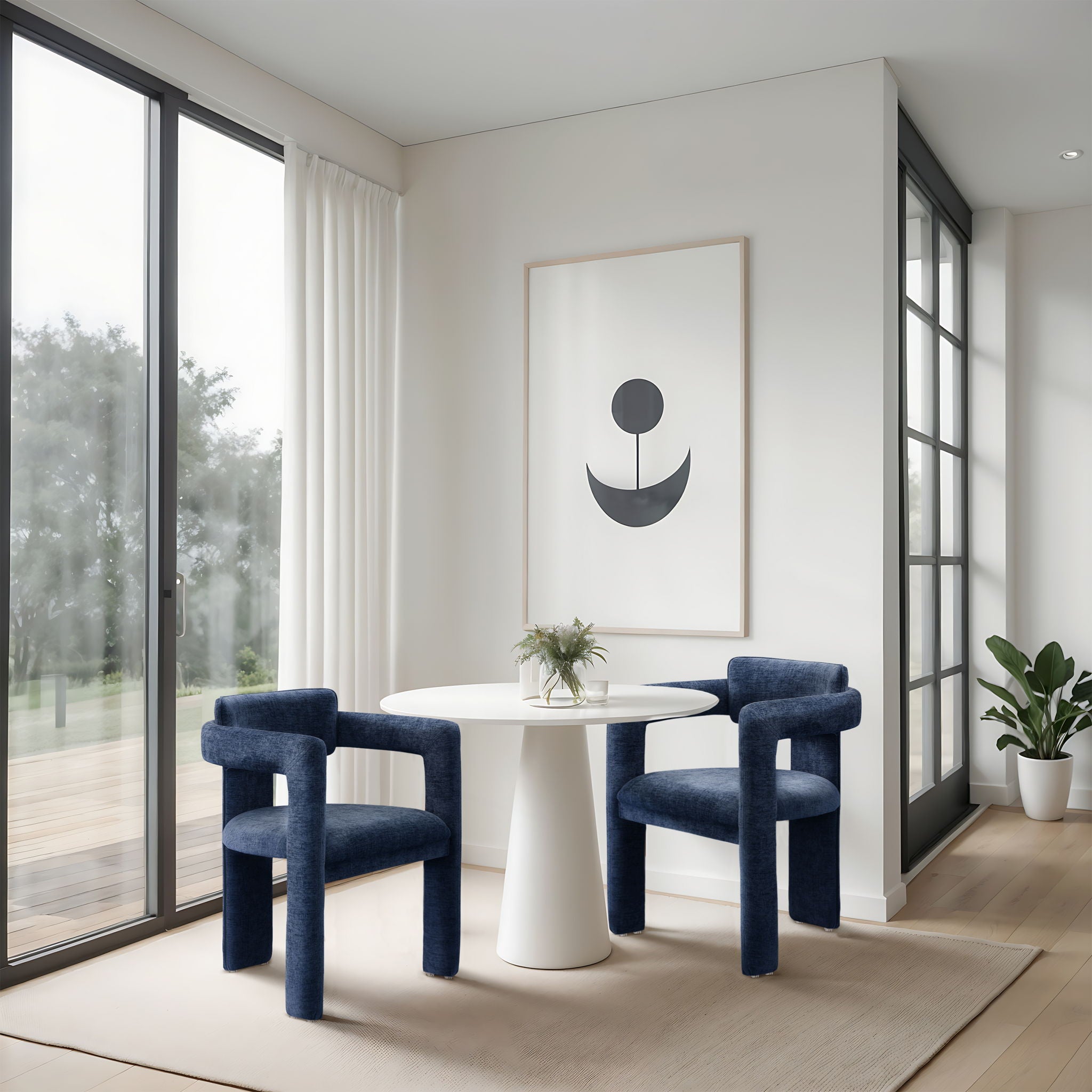 Brenda - Chenille Dining Chair (Set of 2) - Urban Living Furniture (Los Angeles, CA)