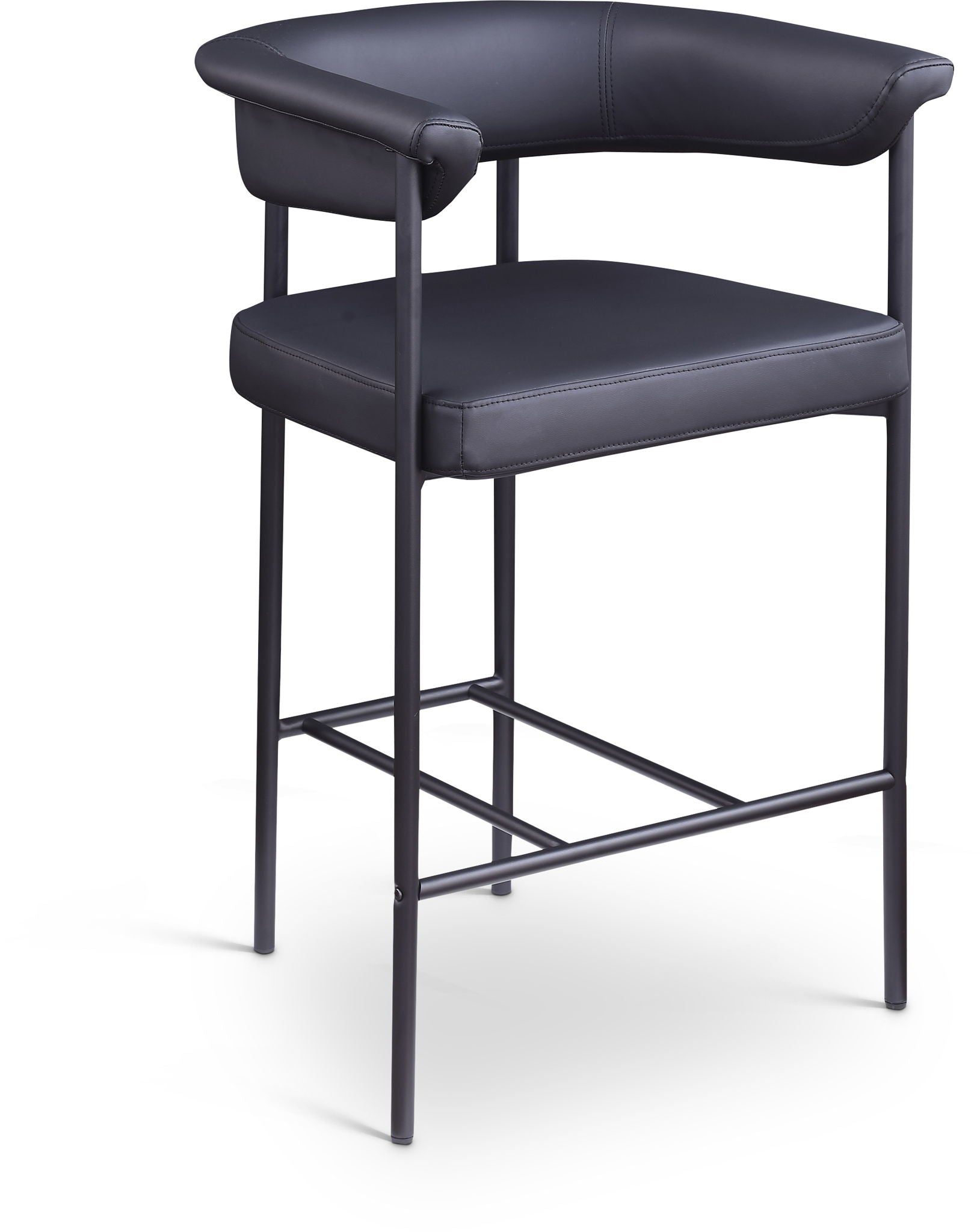 Malin - Faux Leather Counter Stool (Set of 2) - Urban Living Furniture (Los Angeles, CA)