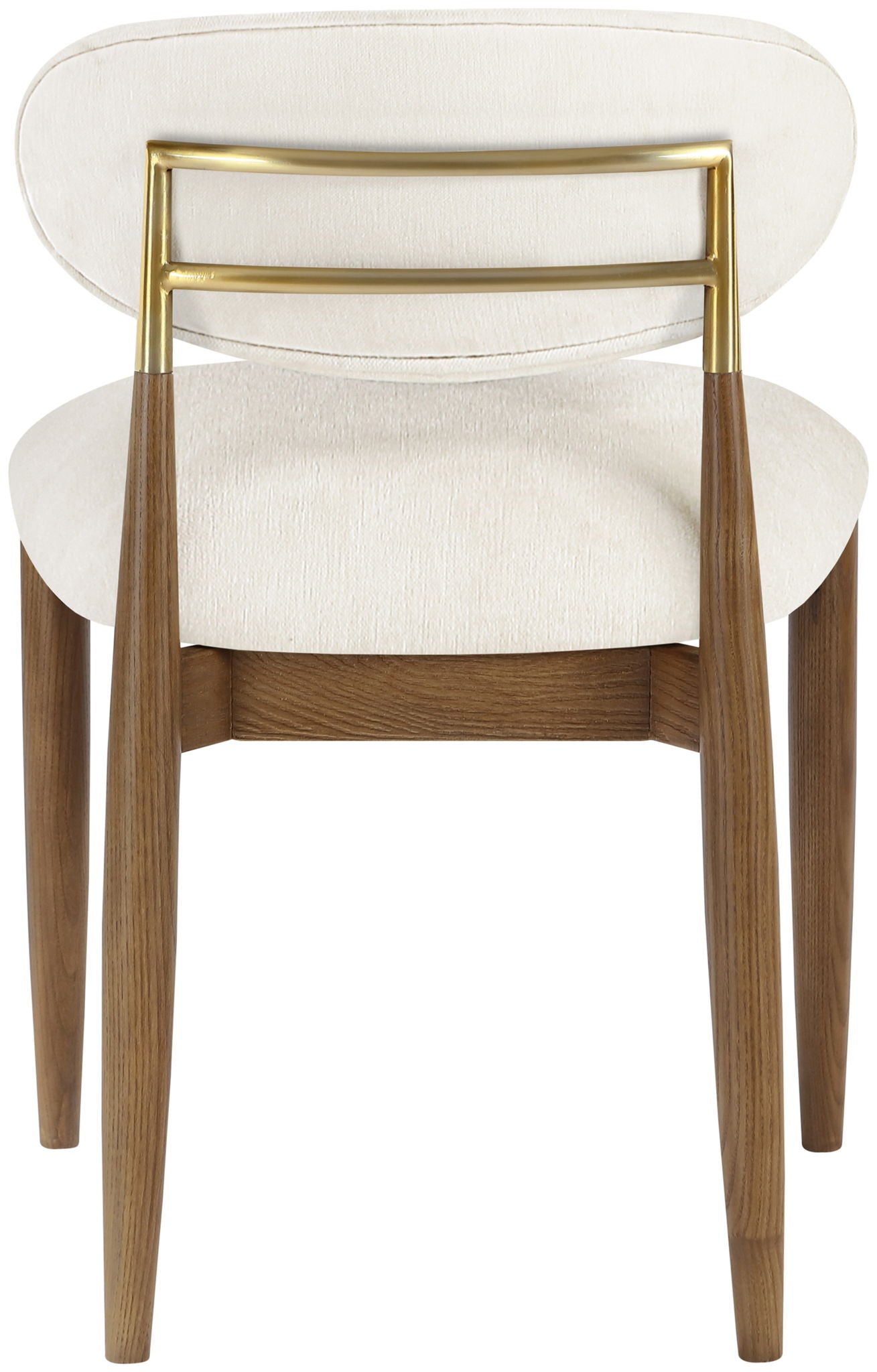 Riccio - Fabric Dining Side Chair (Set of 2) - Walnut Frame - Urban Living Furniture (Los Angeles, CA)